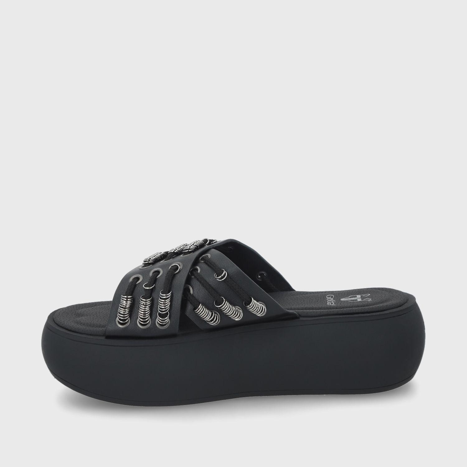 Sandalia Negra  Mujer 43033 Gotta-3