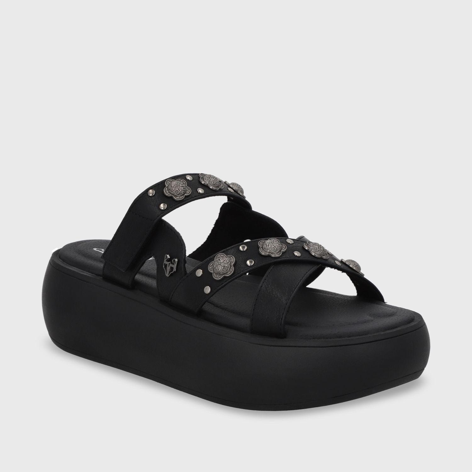 Sandalia Plataforma Negro Mujer 43035 Gotta-1
