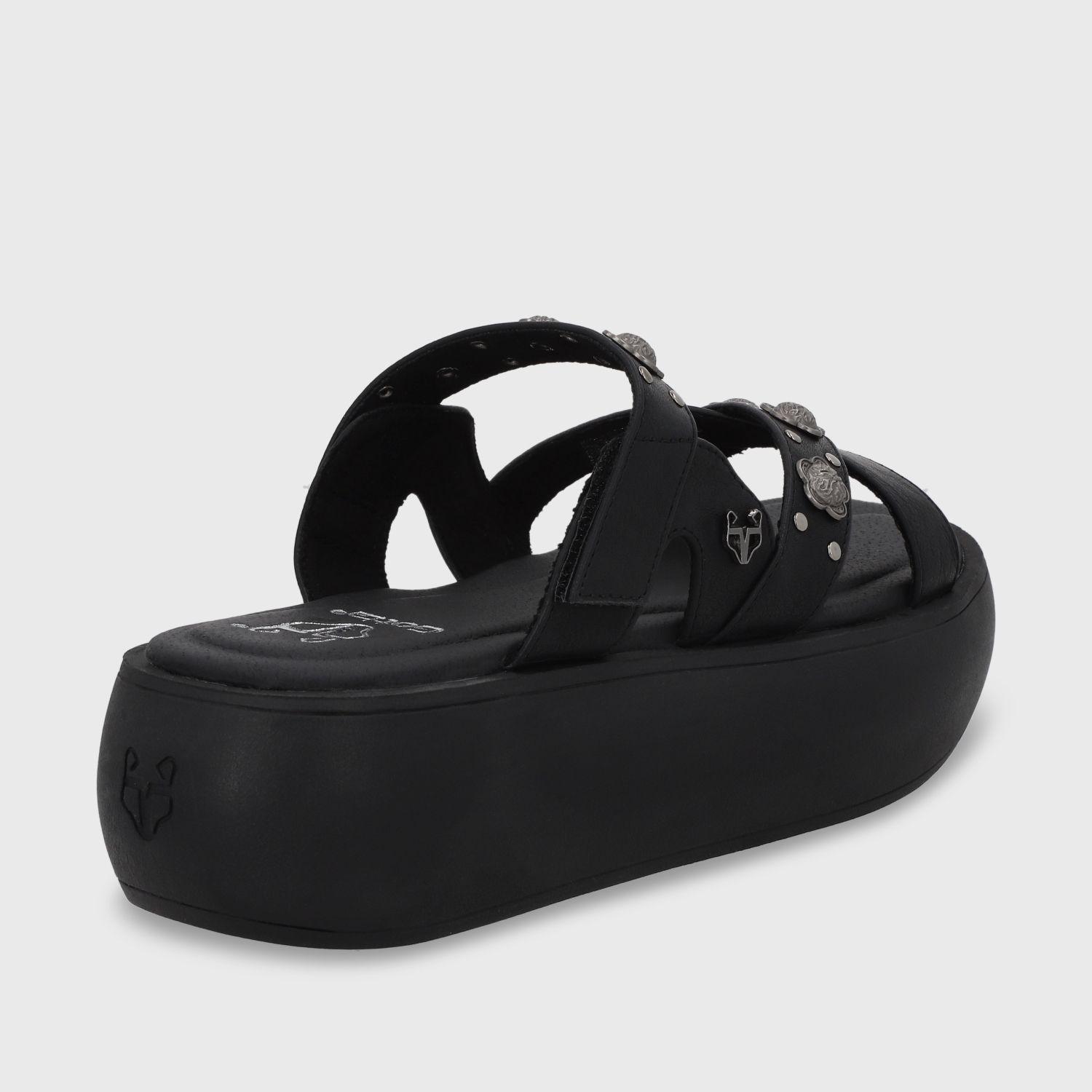 Sandalia Plataforma Negro Mujer 43035 Gotta-4