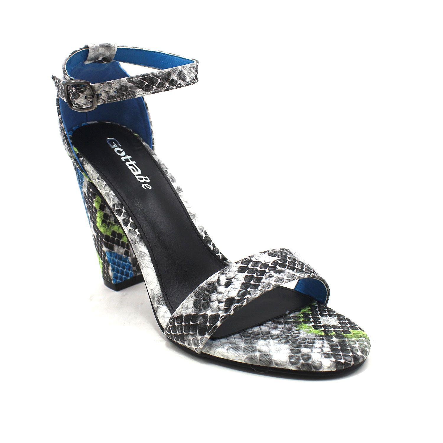 Sandalia Animal Print Mujer 86123 Gotta-1