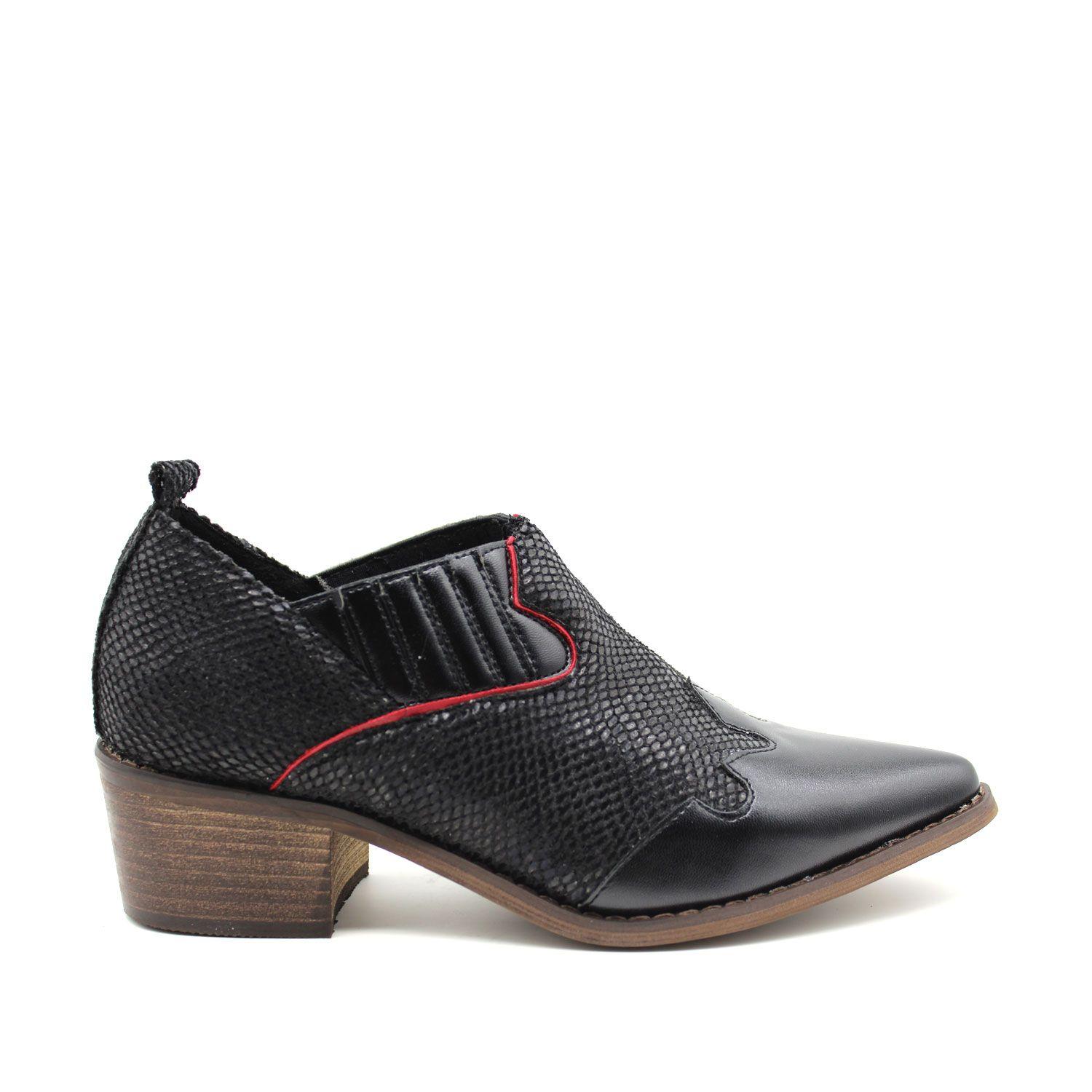 Zapato Negro Mujer C7273 Gotta-0