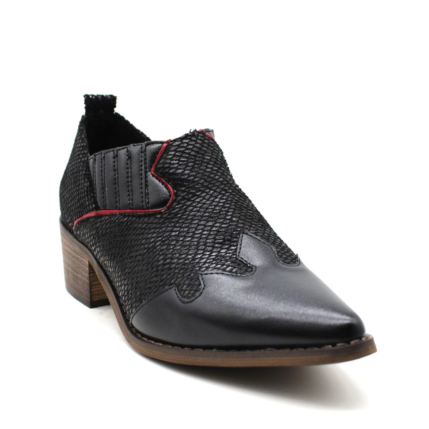 Zapato Negro Mujer C7273 Gotta-1