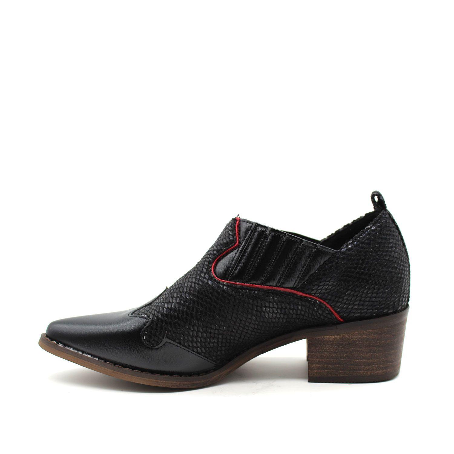 Zapato Negro Mujer C7273 Gotta-3