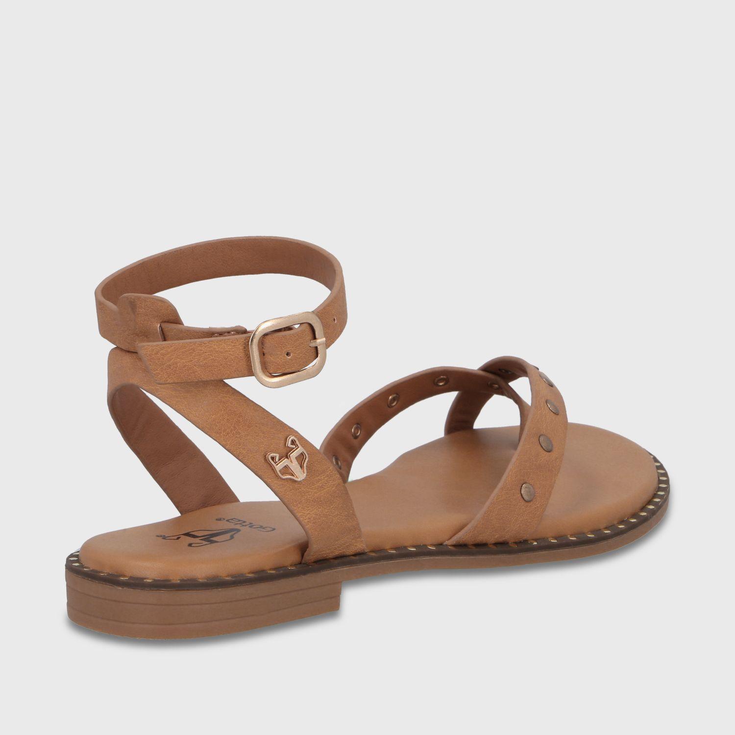Sandalia Camel Mujer 64140 Gotta-4