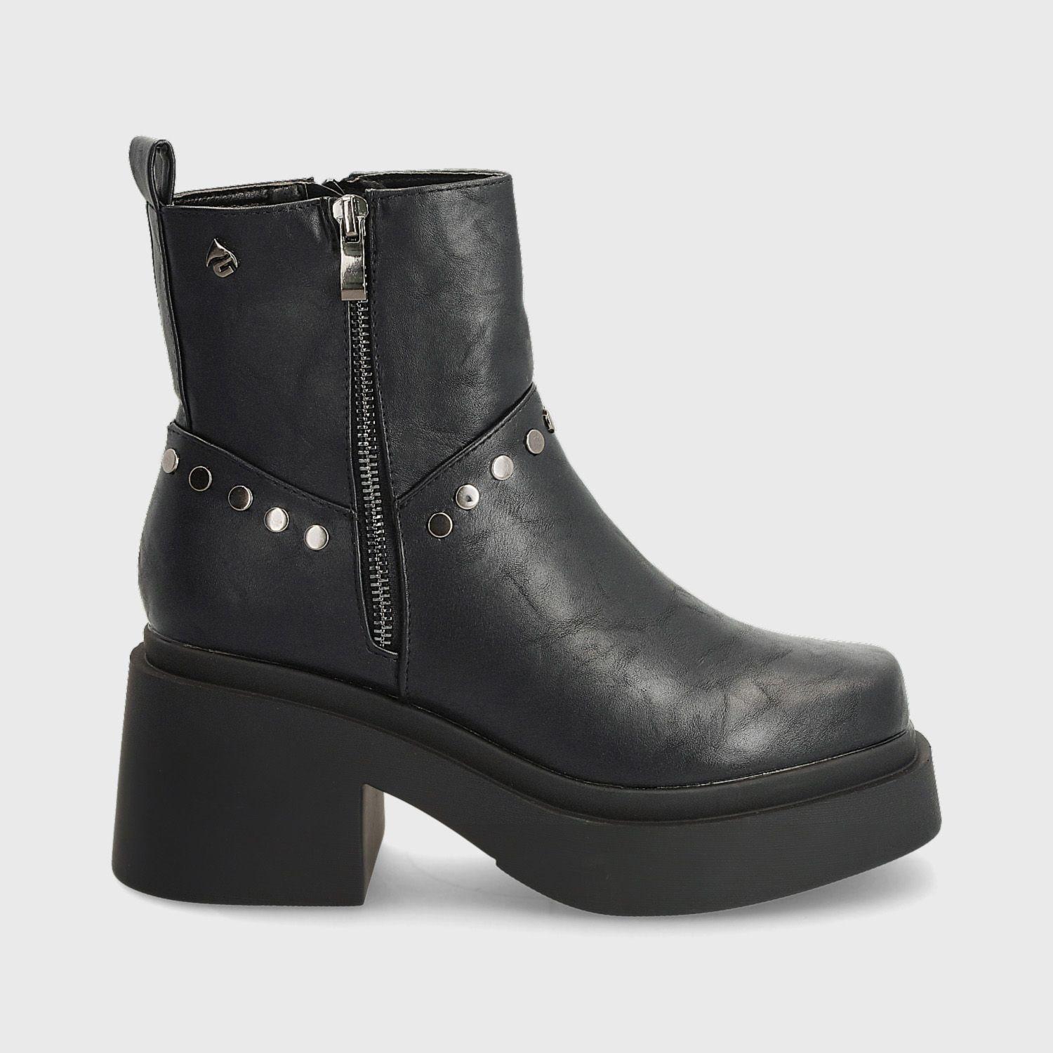 Botín Taco Negro Mujer 25670 Gotta-0