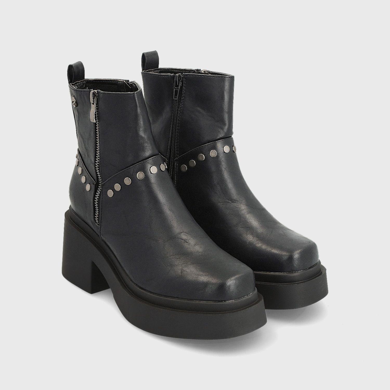 Botín Taco Negro Mujer 25670 Gotta-2