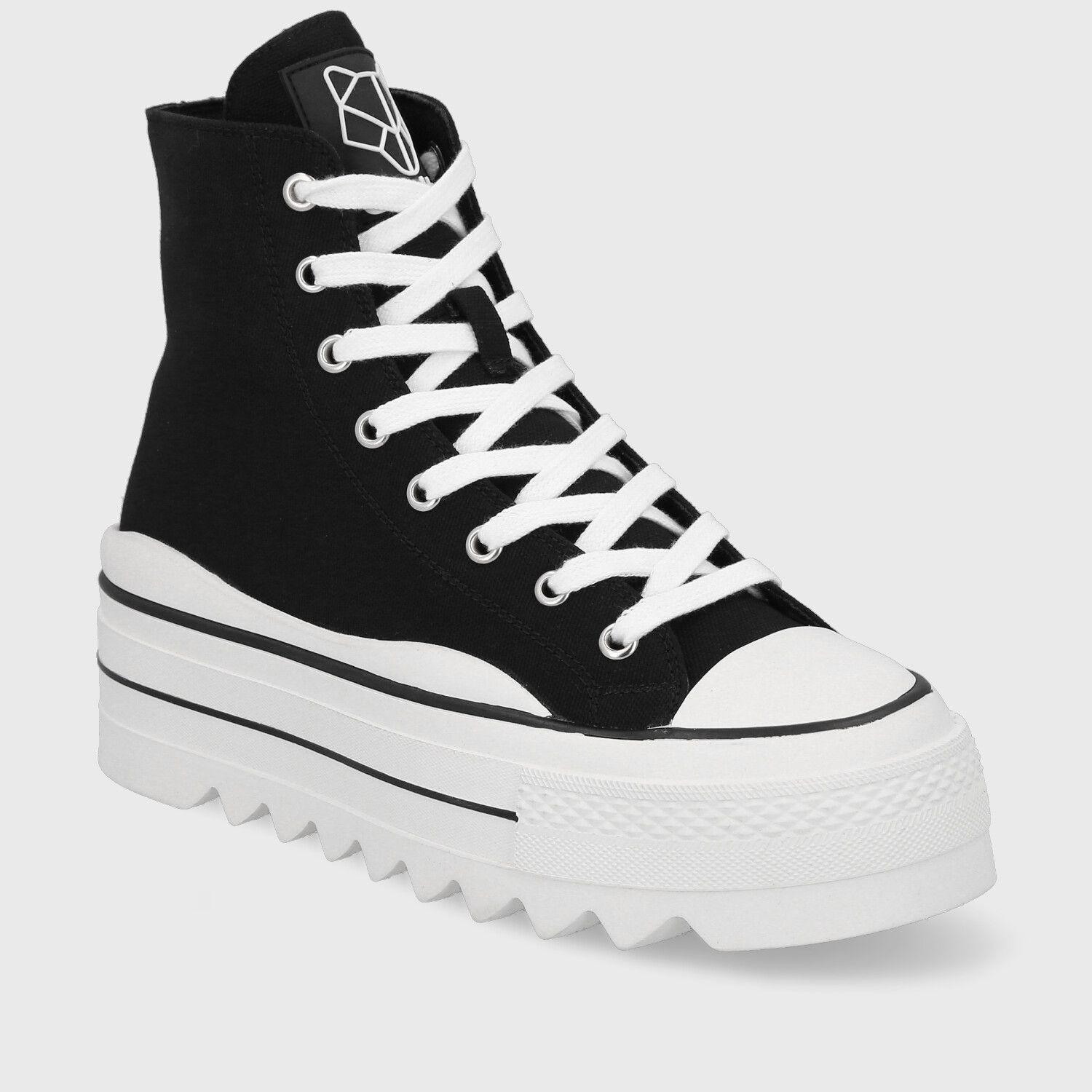 Zapatilla Plataforma Negra Mujer 33742 Gotta-1