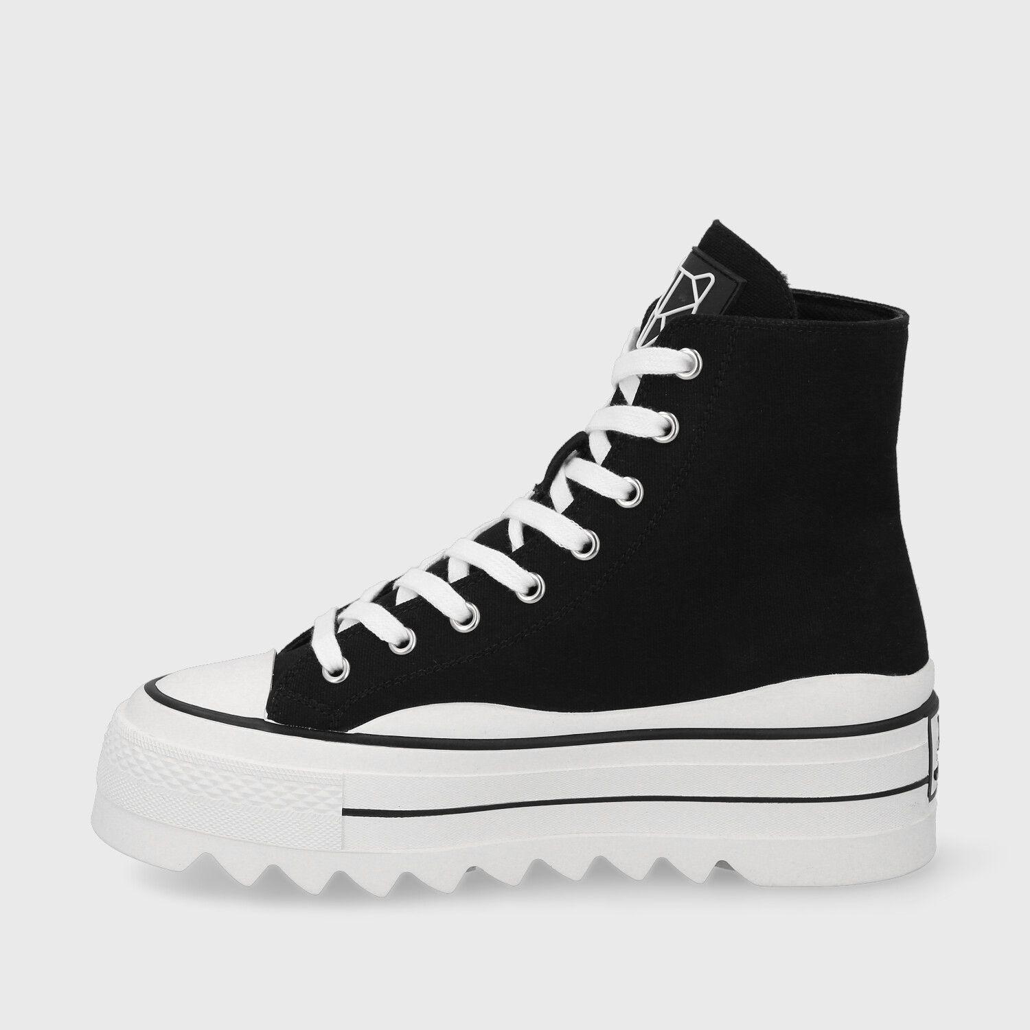 Zapatilla Plataforma Negra Mujer 33742 Gotta-3