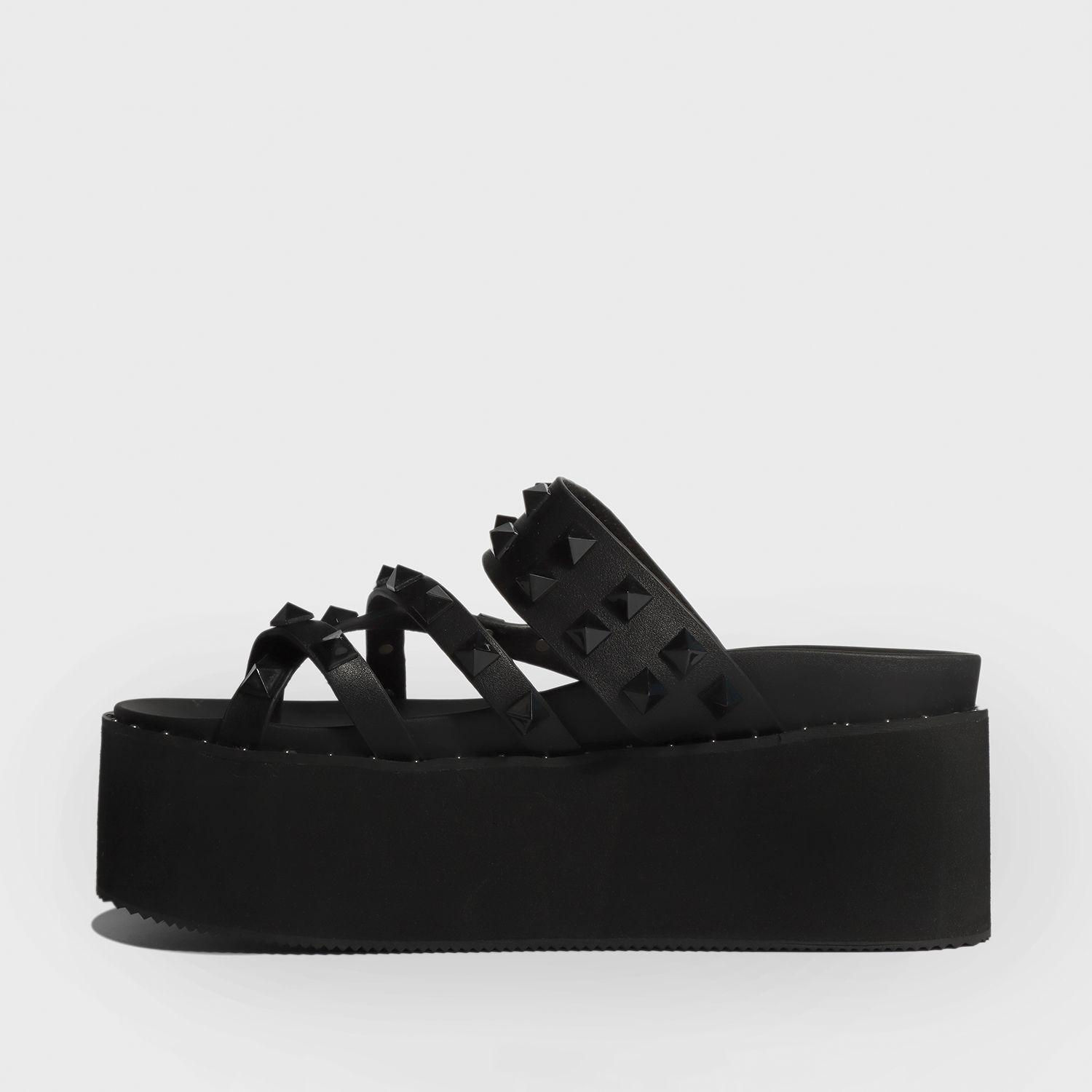 Sandalia Plataforma Negra Mujer 15668 Gotta-3