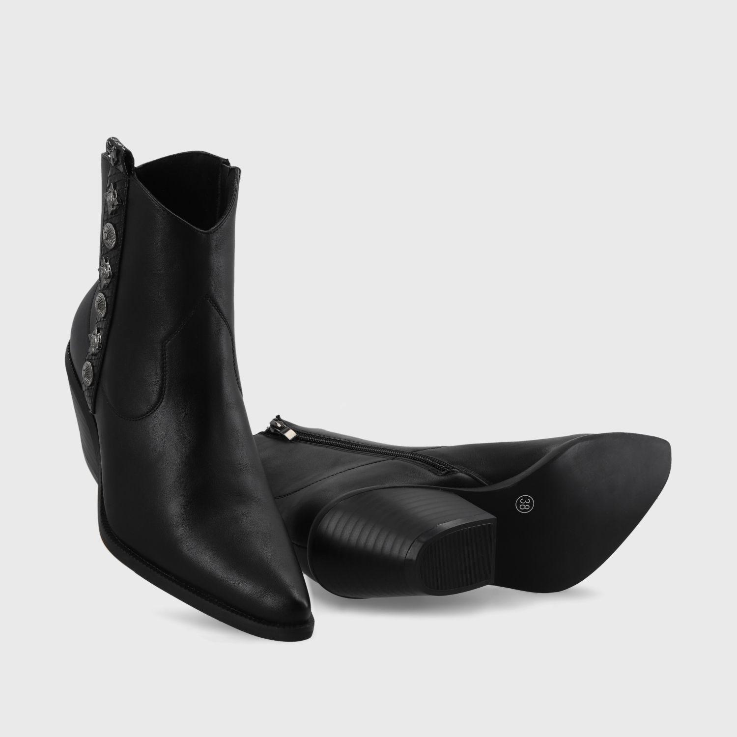 Botín Negro Mujer 33752 Gotta-6