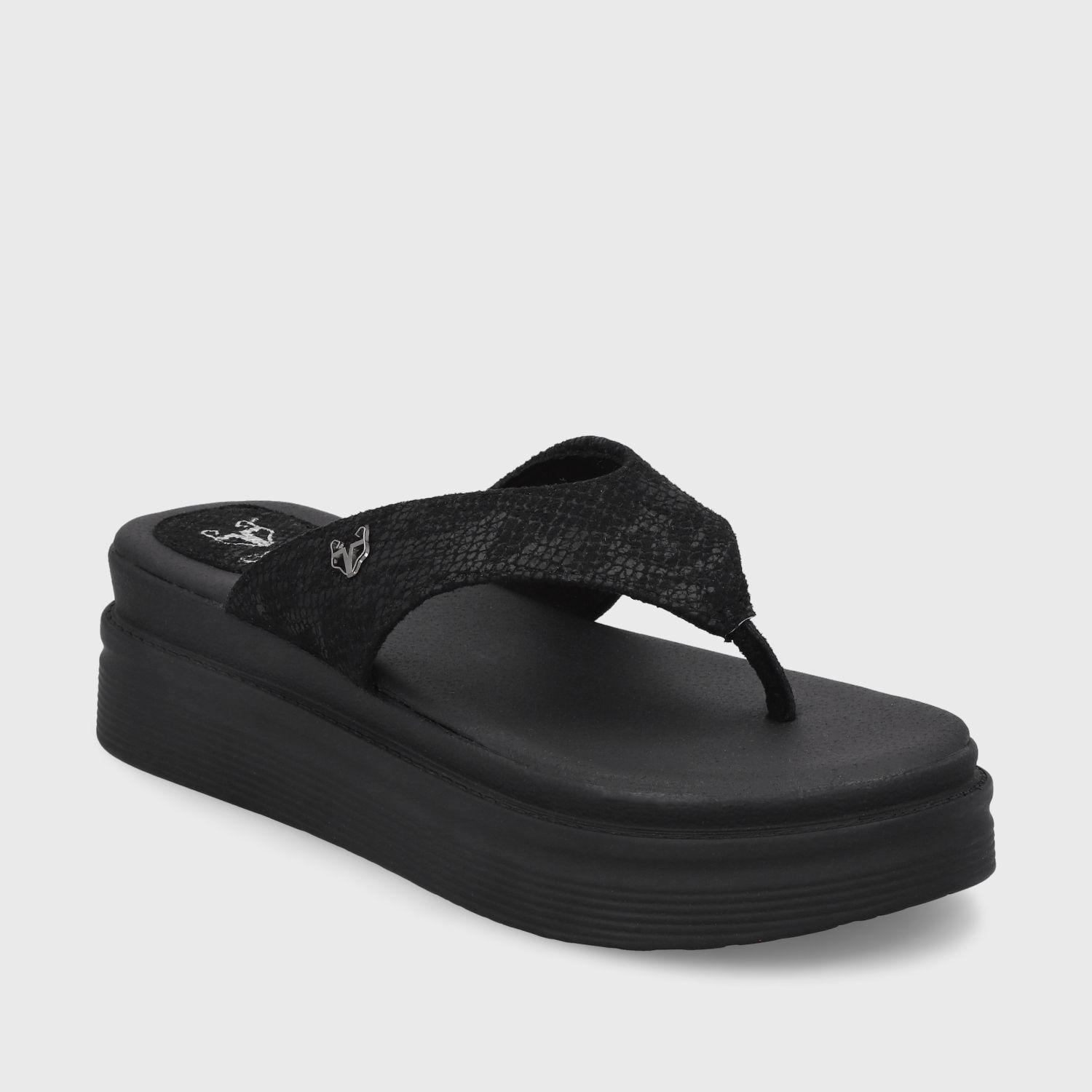 Sandalia Negra  Mujer 43011 Gotta-1