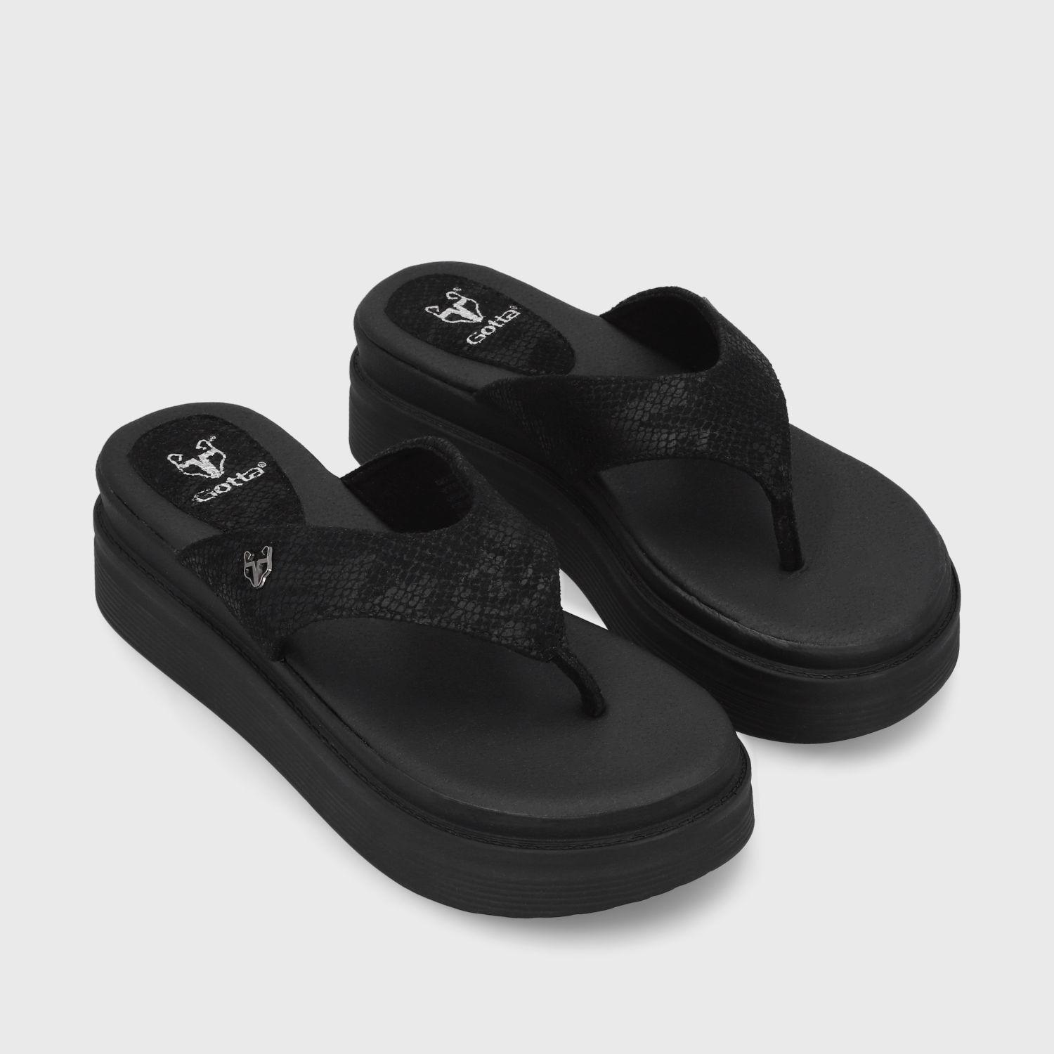 Sandalia Negra  Mujer 43011 Gotta-2