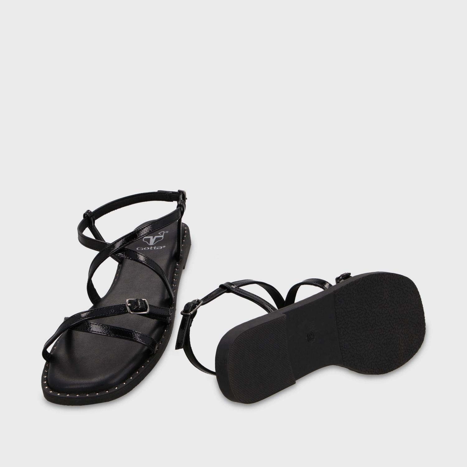 Sandalia Negra Mujer 64130 Gotta-6