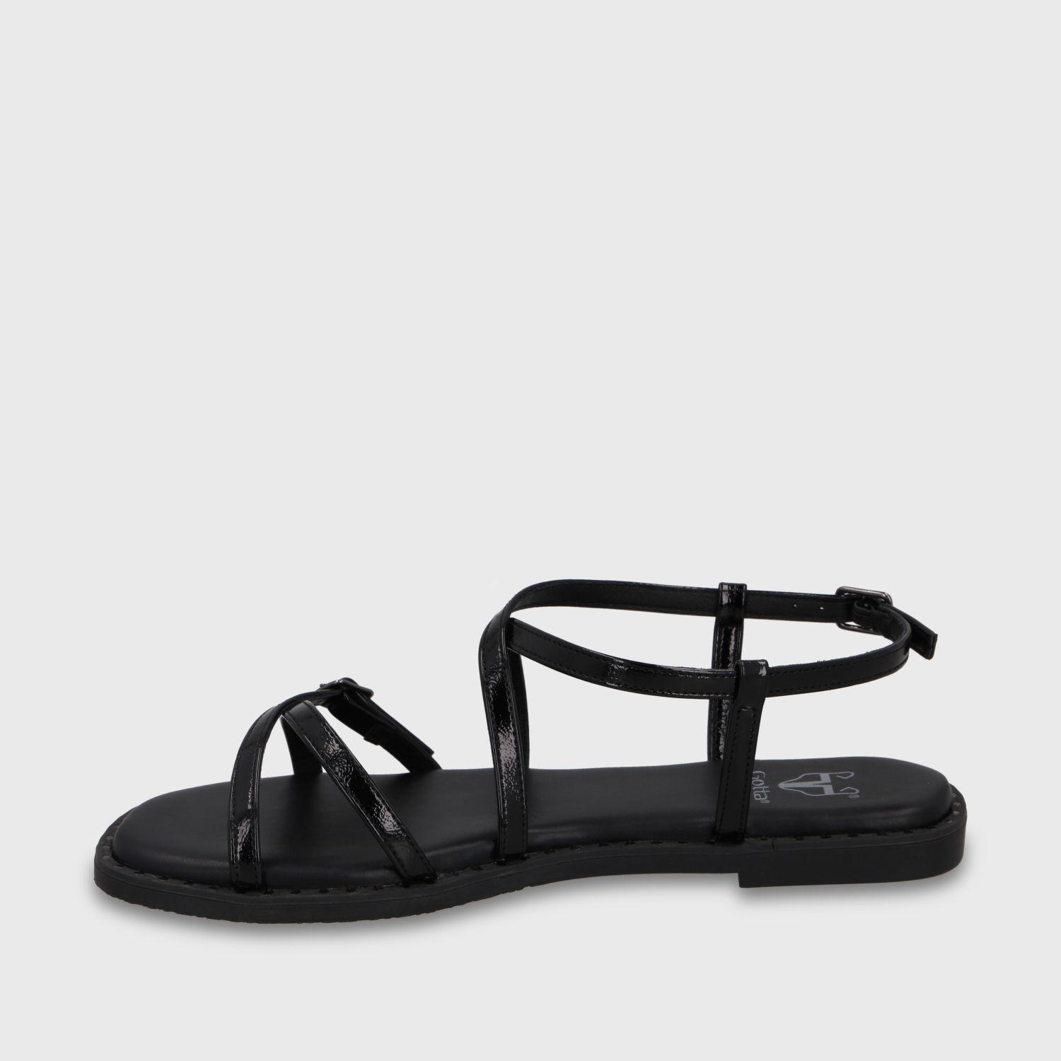 Sandalia Negra Mujer 64130 Gotta-3