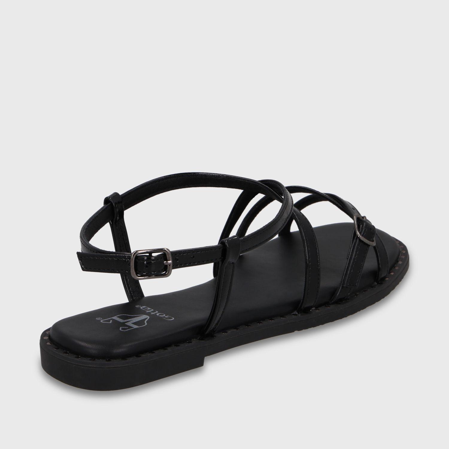 Sandalia Negra Mujer 64130 Gotta-4