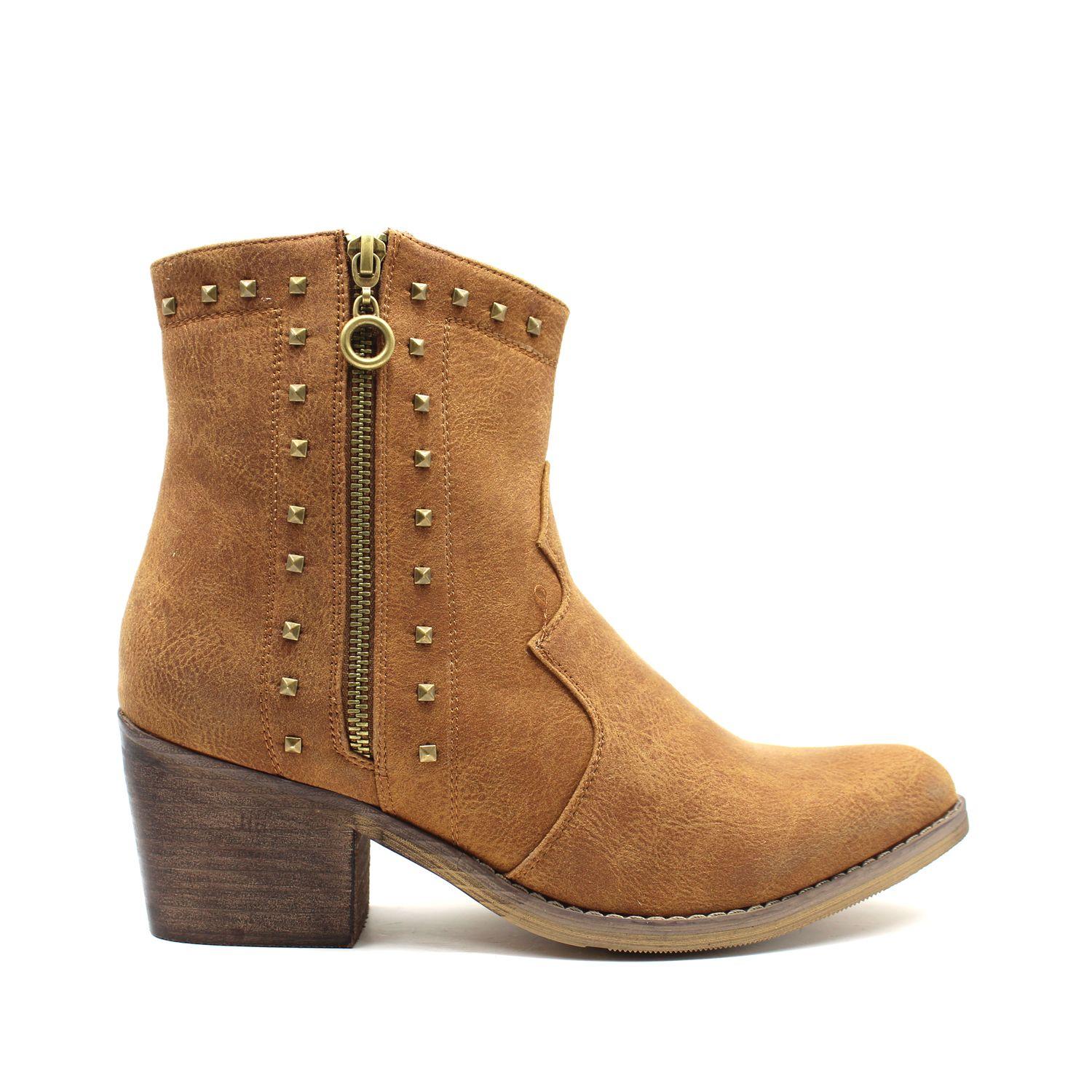 Botín Camel Mujer 97218 Gotta-0