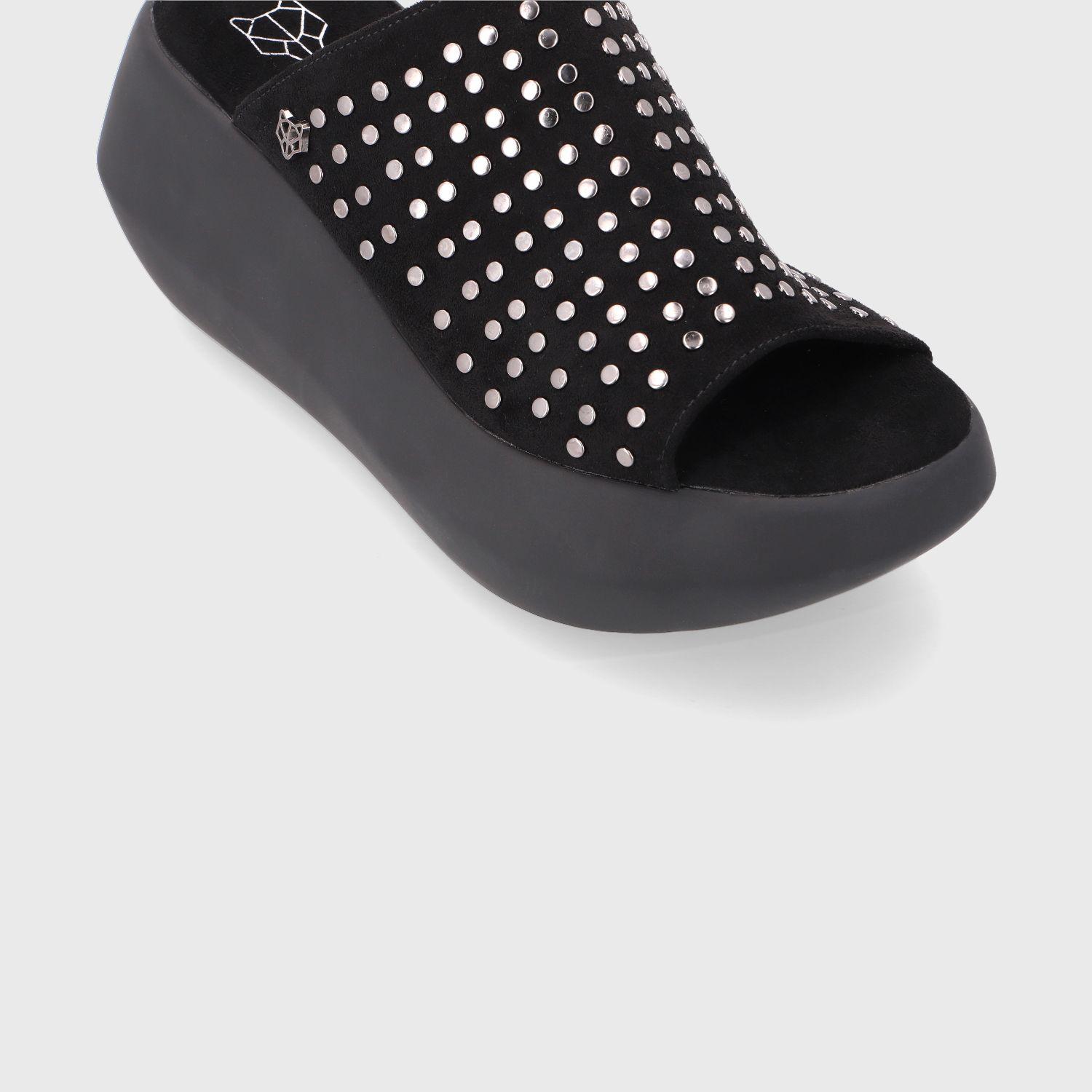 Sandalia Plataforma Negra Mujer 35231 Gotta-5