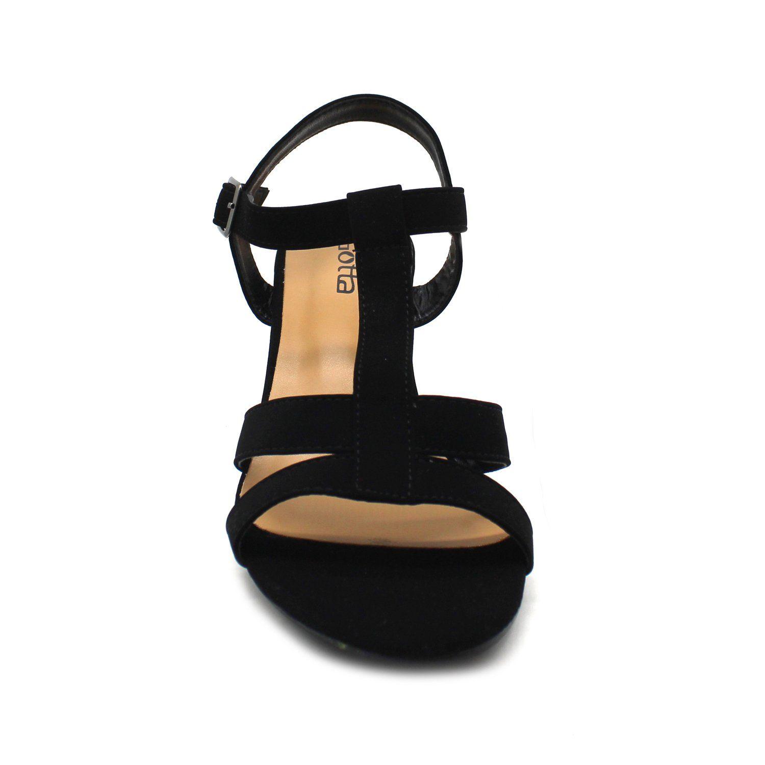 Sandalia Negra Mujer 15812 Gotta-2