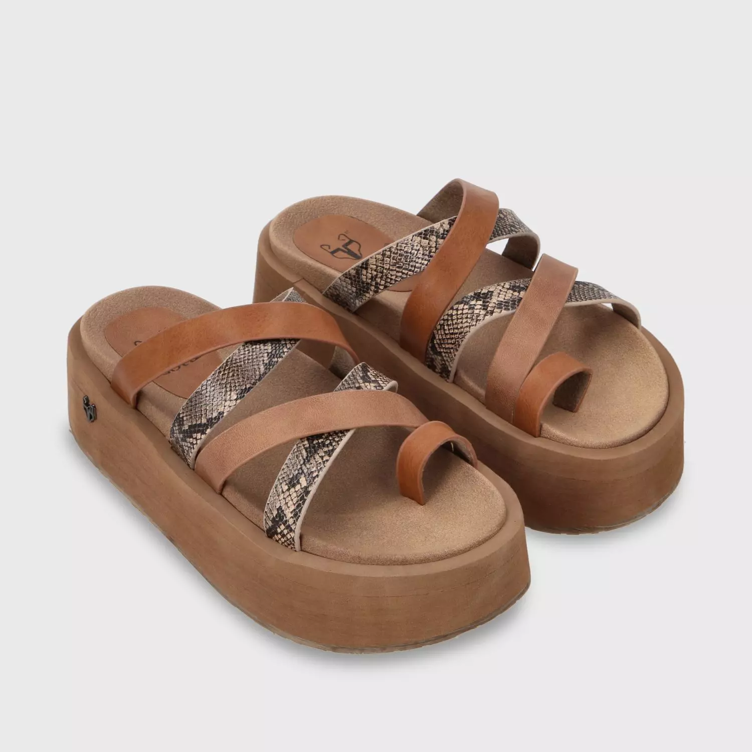 Sandalia Plataforma Beige Mujer 55940 Gotta-2