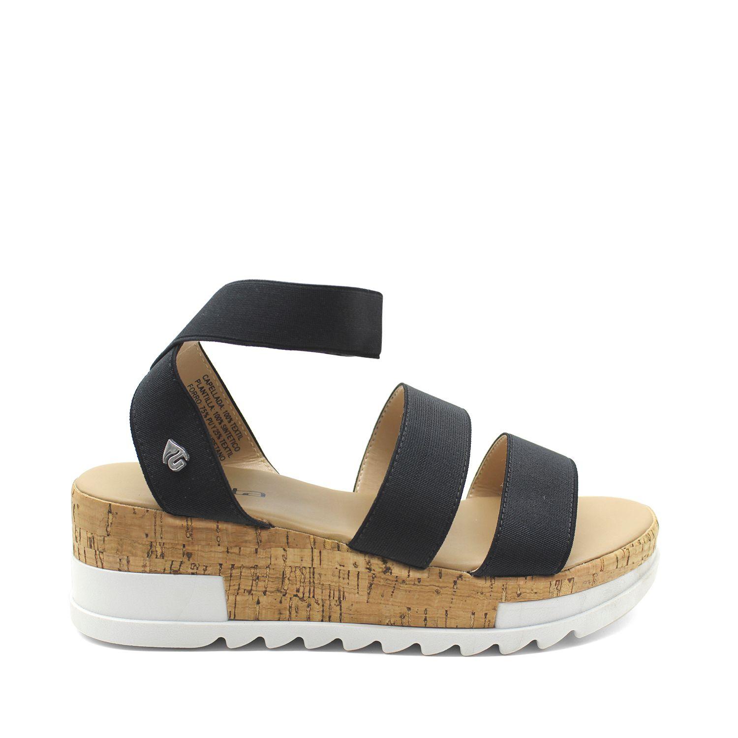 Sandalia Negra Mujer 13011 Gotta-0