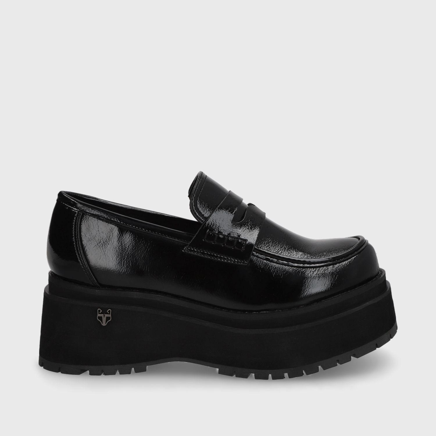 Zapato Plataforma Negro Mujer 15098 Gotta-0