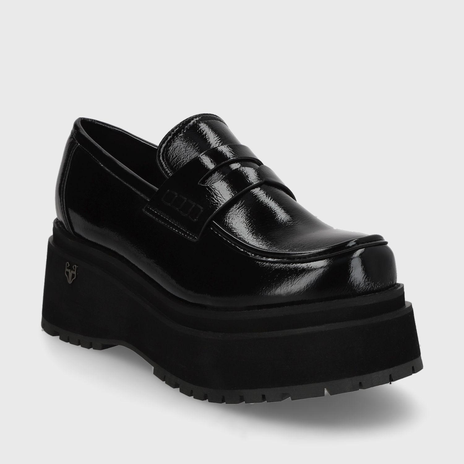 Zapato Plataforma Negro Mujer 15098 Gotta-1
