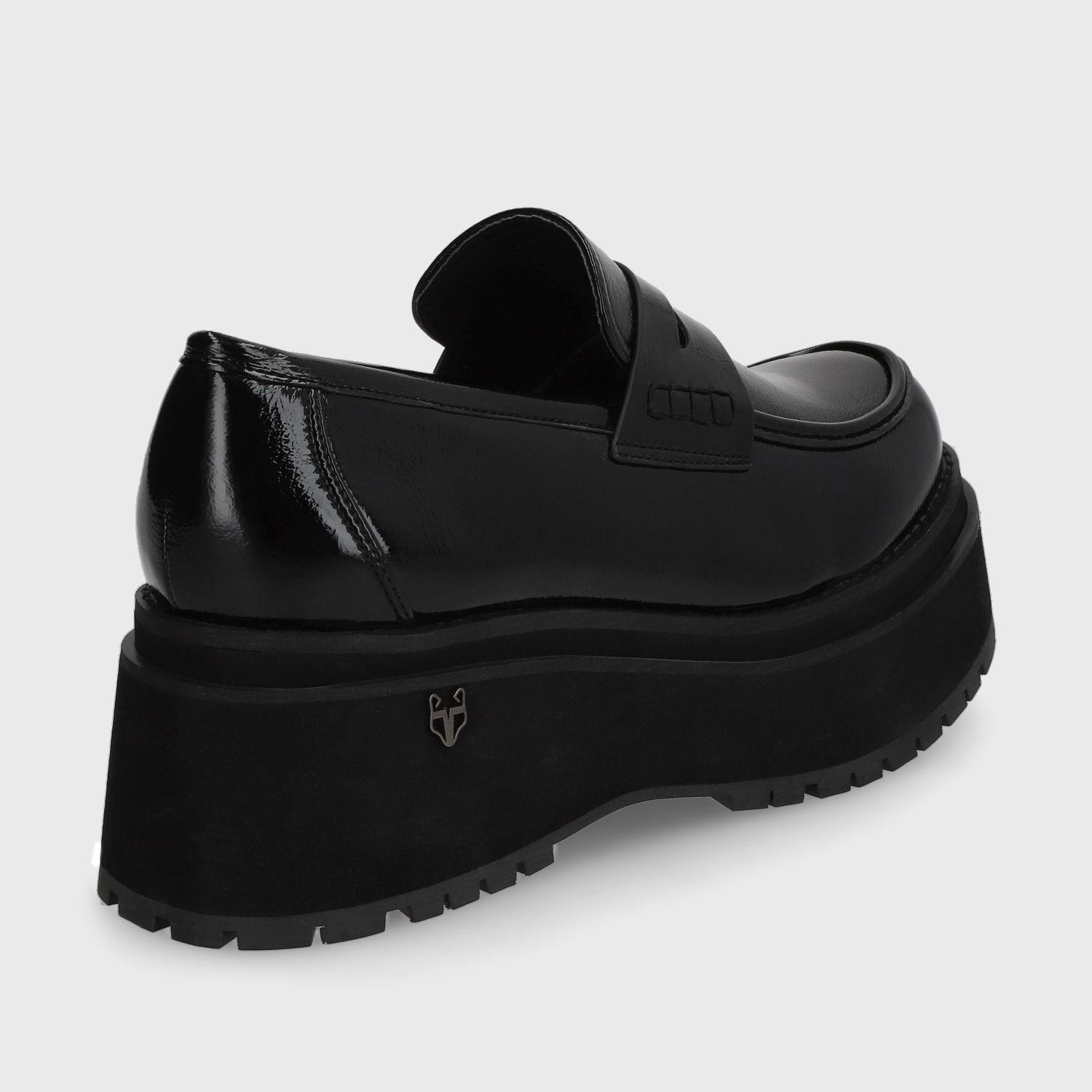 Zapato Plataforma Negro Mujer 15098 Gotta-4