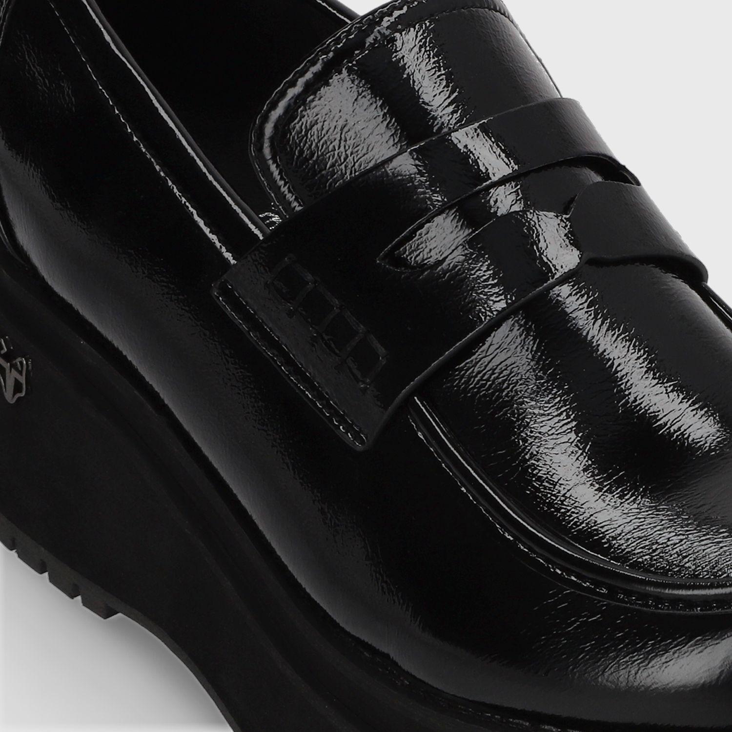 Zapato Plataforma Negro Mujer 15098 Gotta-5