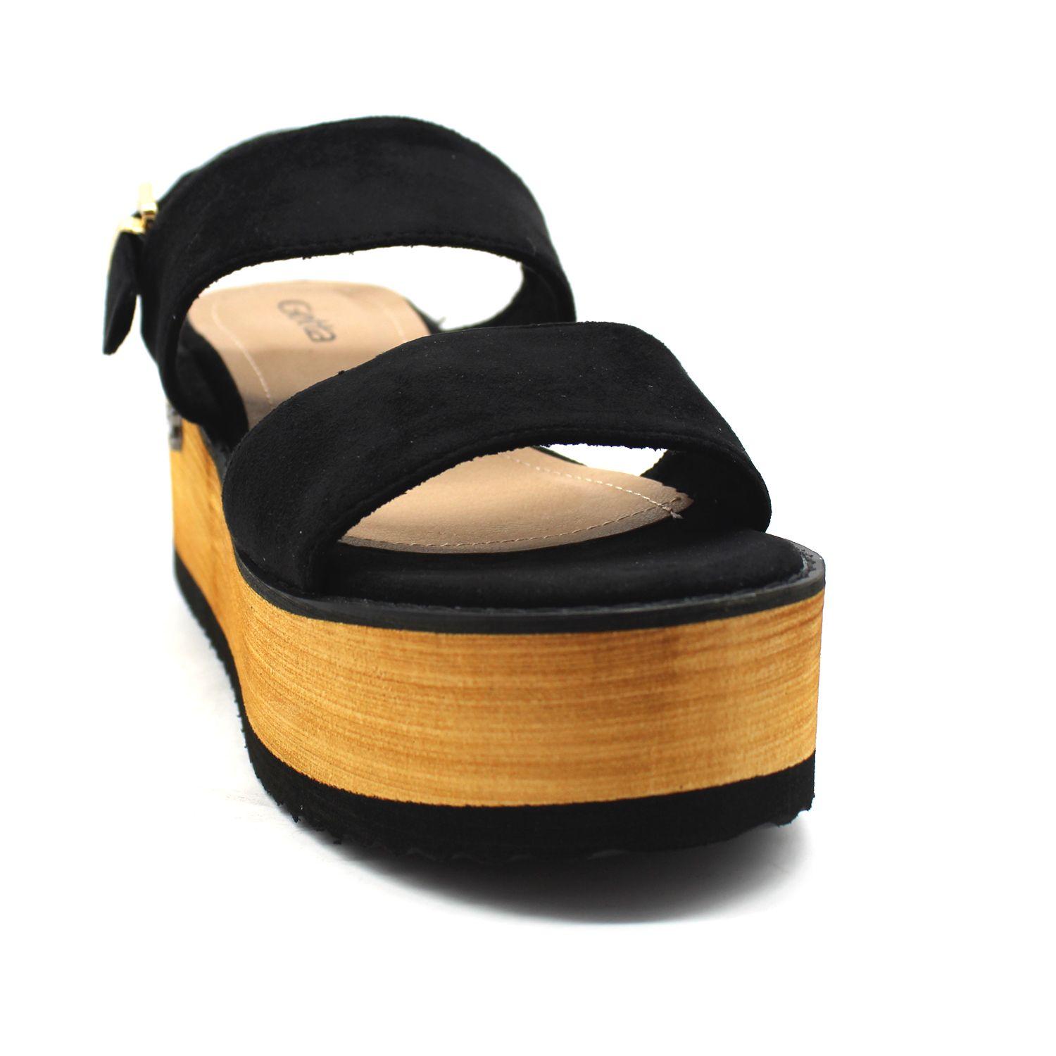 Sandalia Negra Mujer 95429 Gotta-1