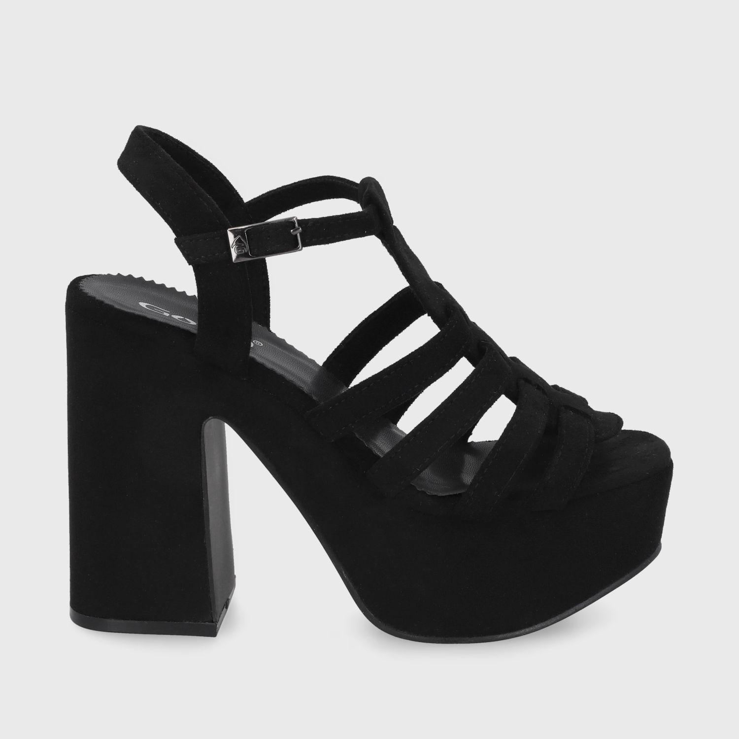 Sandalia Negra  Mujer 45911 Gotta-0