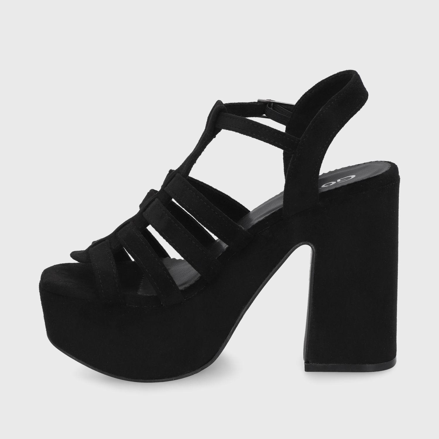 Sandalia Negra  Mujer 45911 Gotta-3
