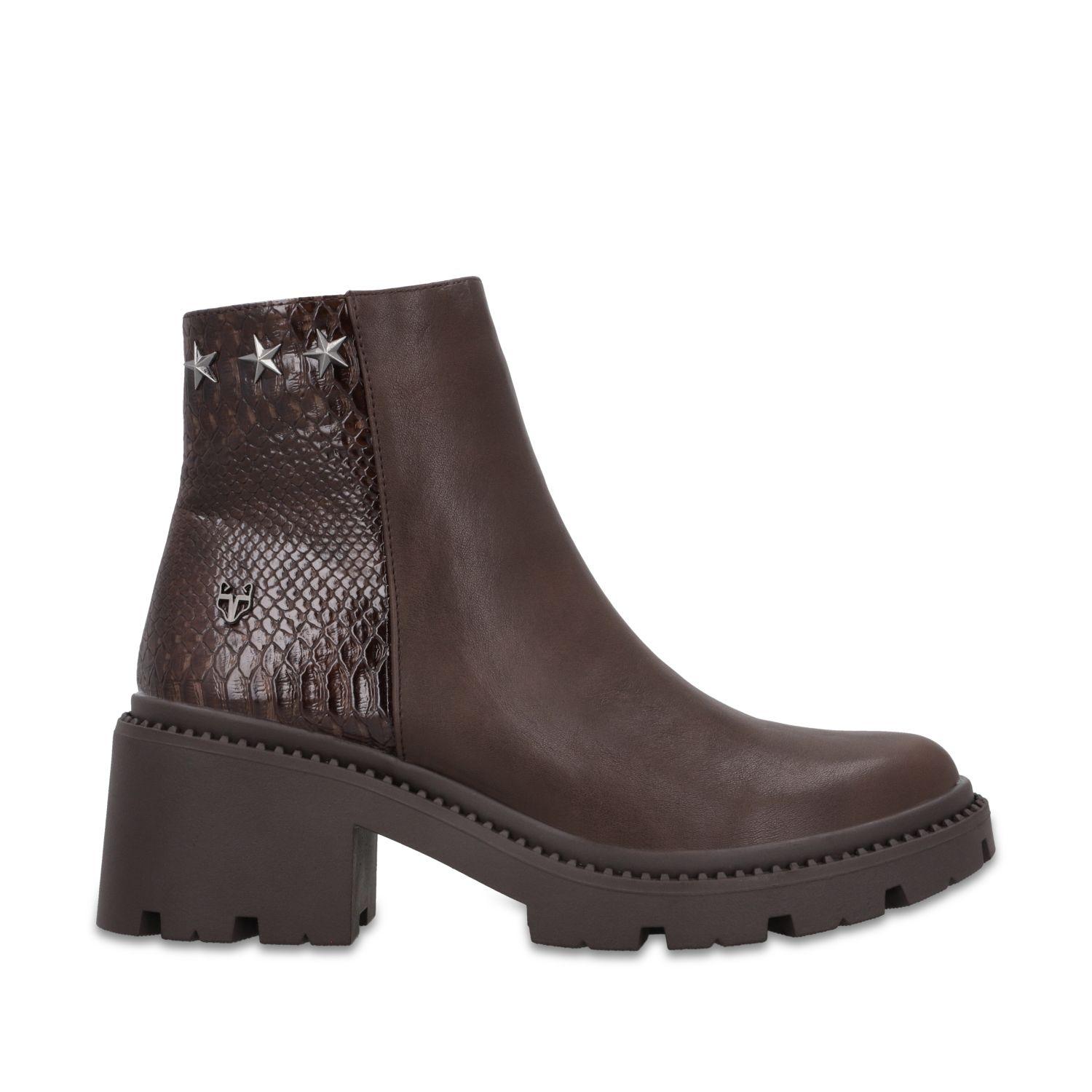 Botin Plataforma Café Mujer 457442 Gotta-0
