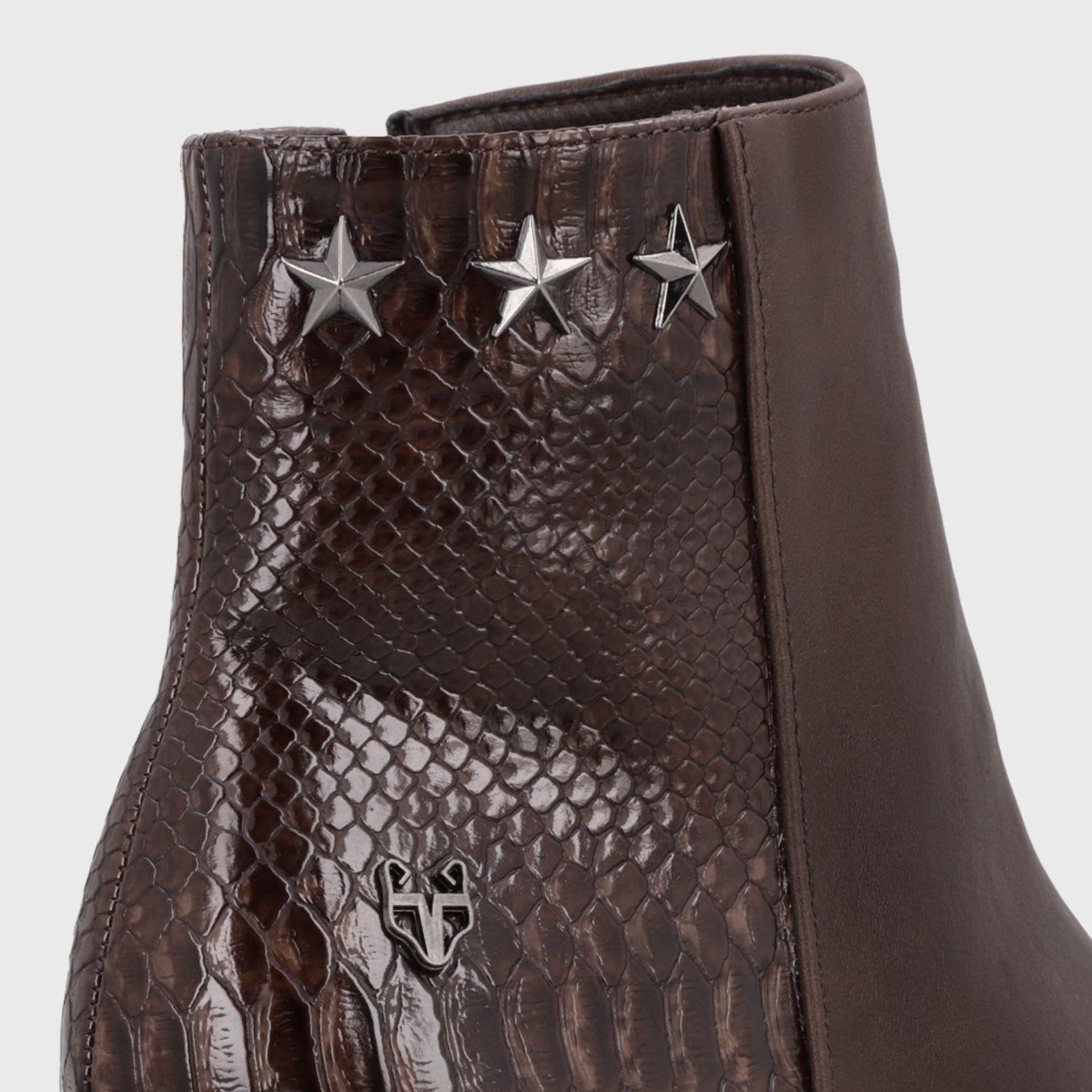 Botin Plataforma Café Mujer 457442 Gotta-5