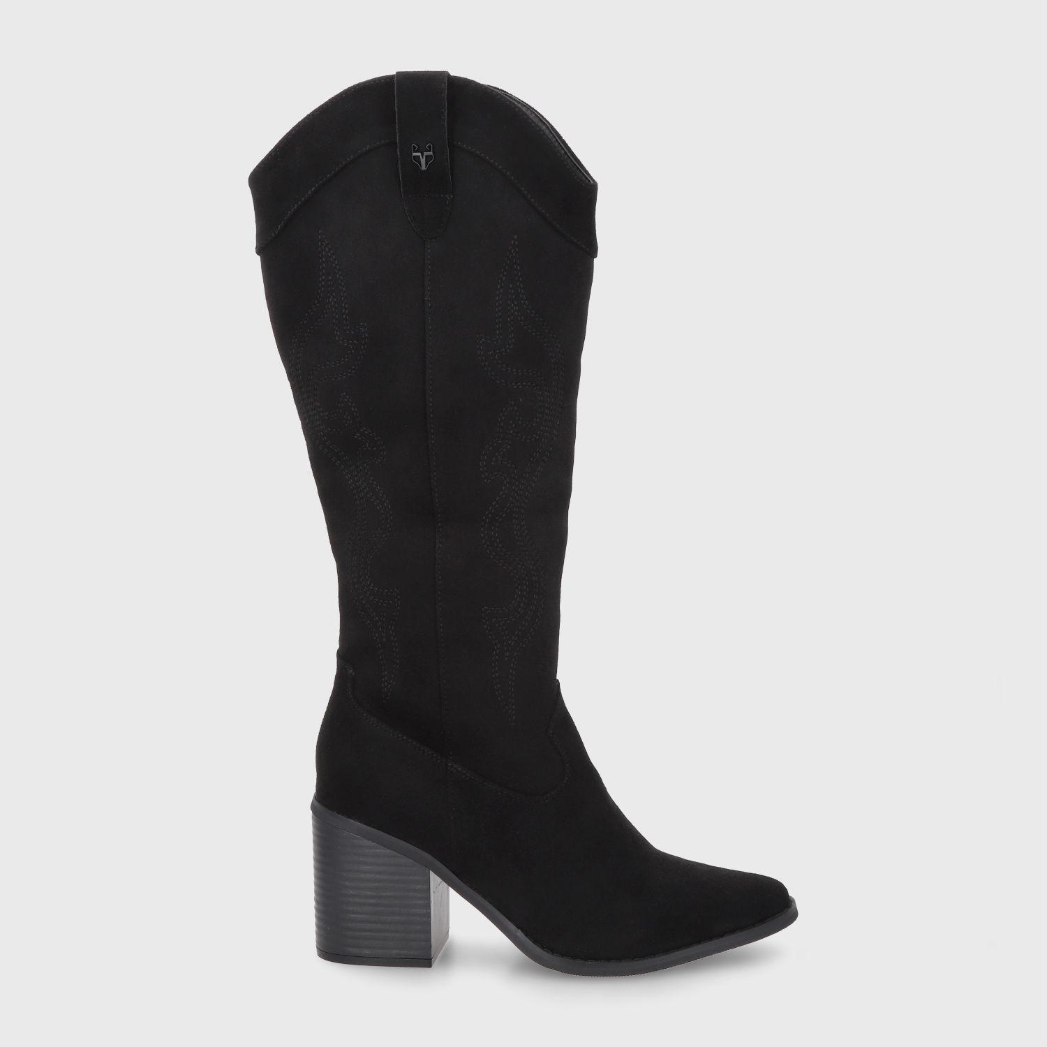 Bota Taco Negra Mujer 53782 Gotta-0