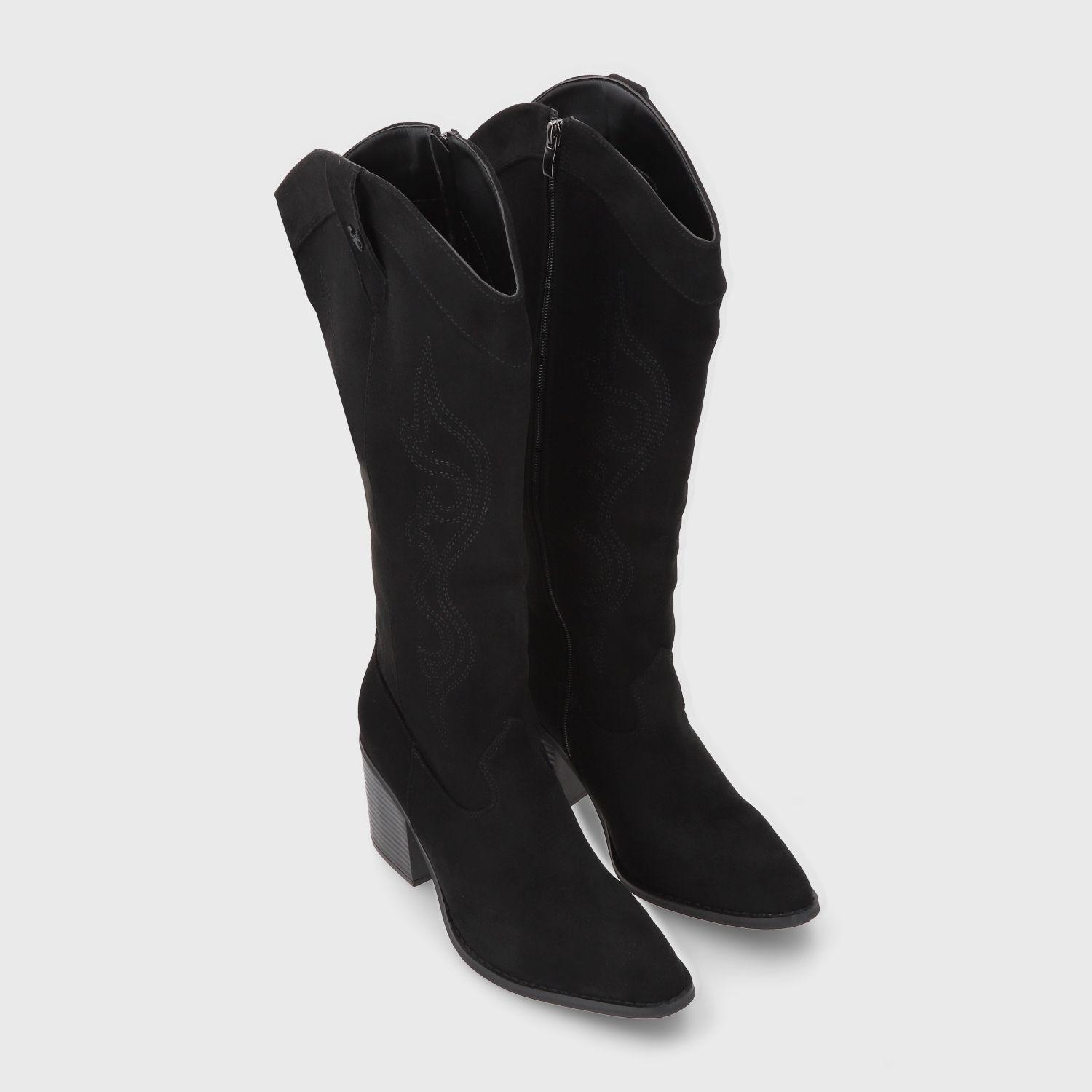 Bota Taco Negra Mujer 53782 Gotta-2