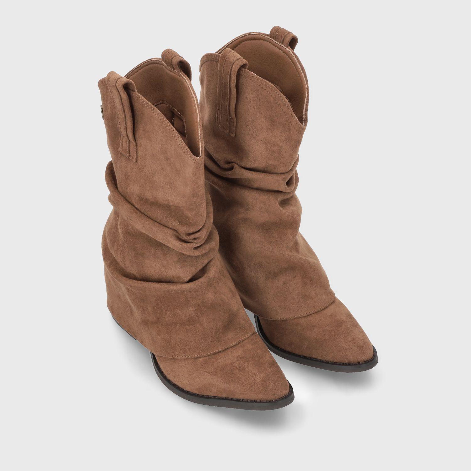 Bota Taco Camel Mujer 53781 Gotta-3