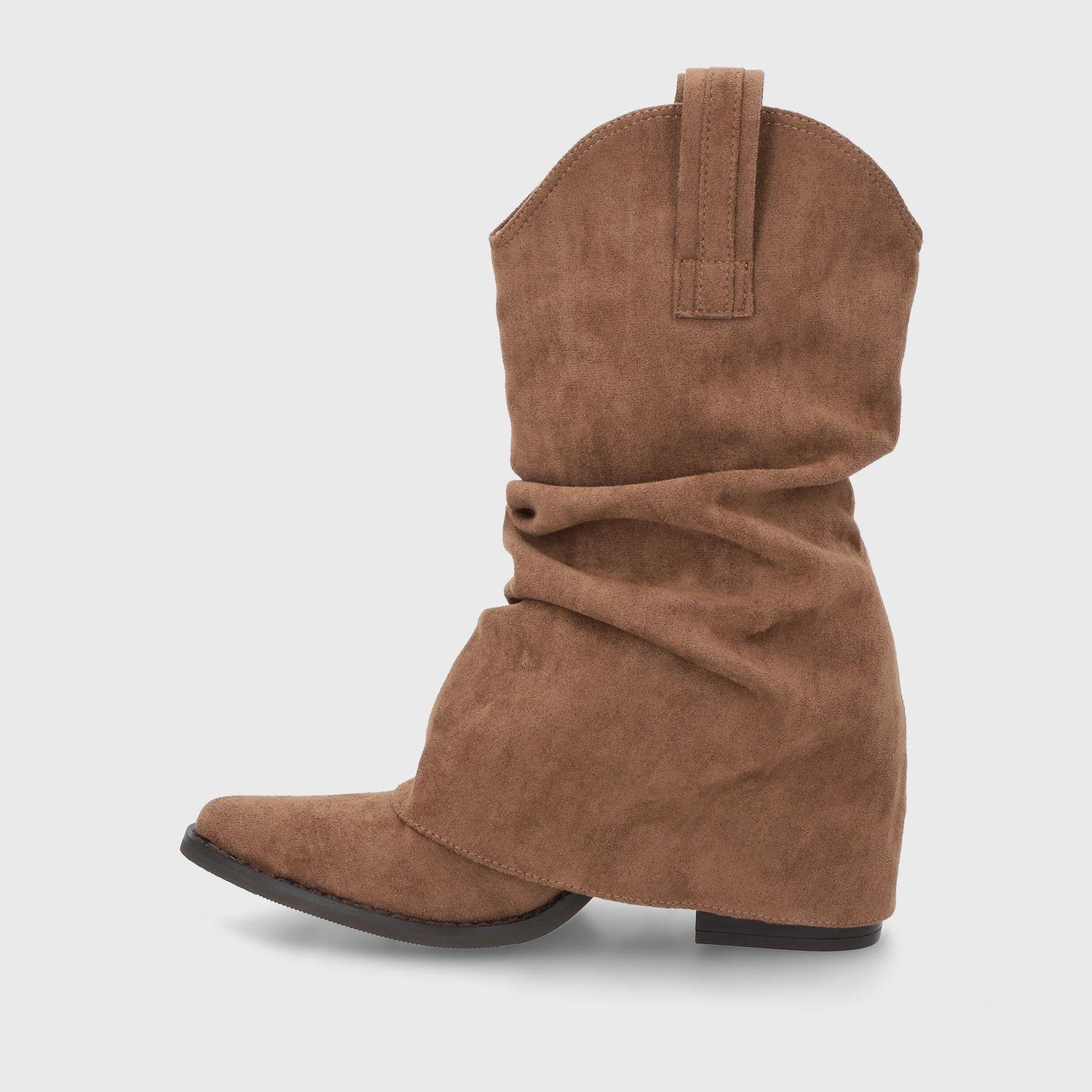 Bota Taco Camel Mujer 53781 Gotta-4