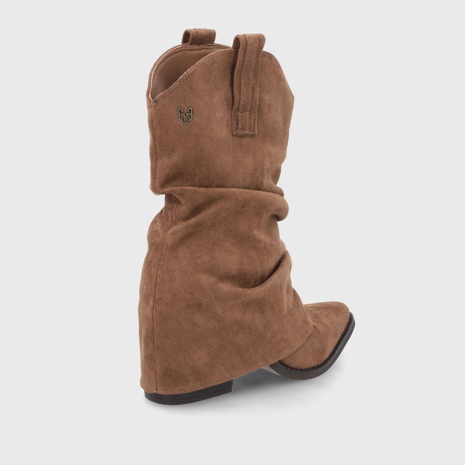 Bota Taco Camel Mujer 53781 Gotta-5