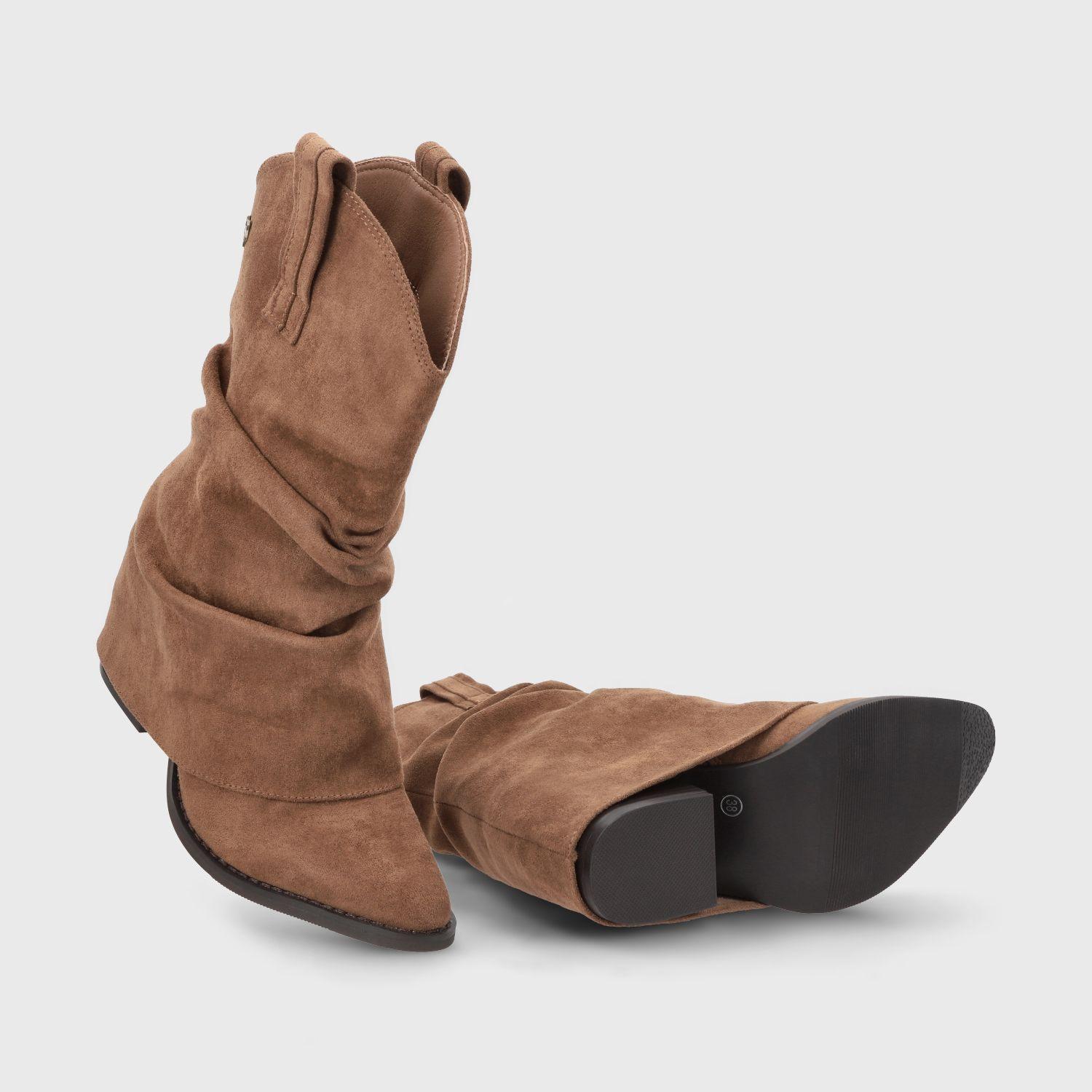 Bota Taco Camel Mujer 53781 Gotta-7