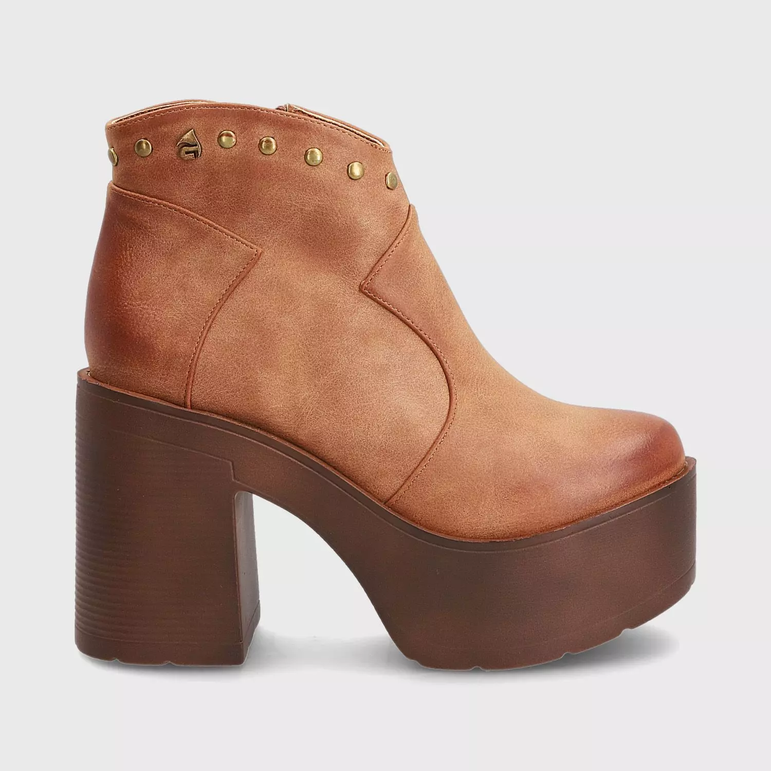 Botín Plataforma Camel Mujer 15036 Gotta-0