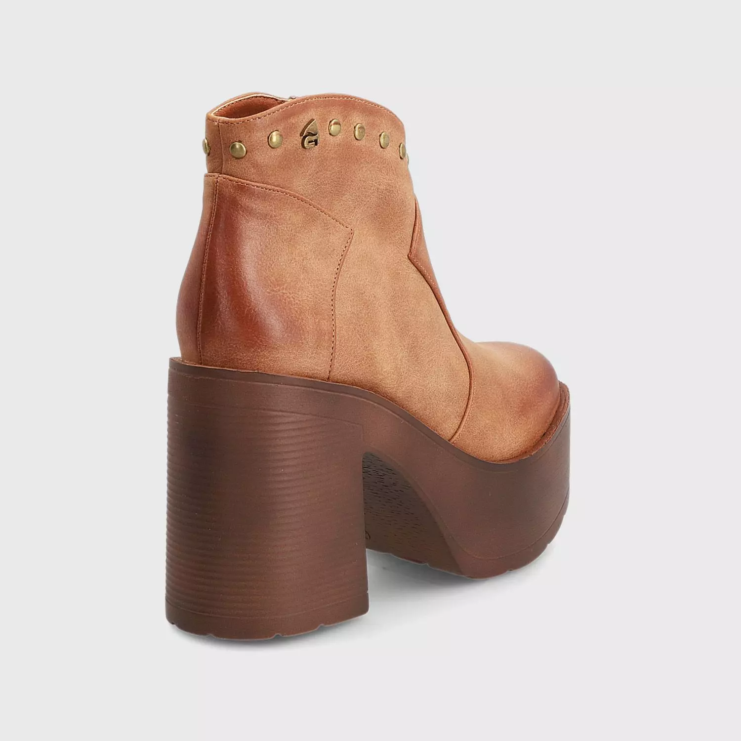 Botín Plataforma Camel Mujer 15036 Gotta-4