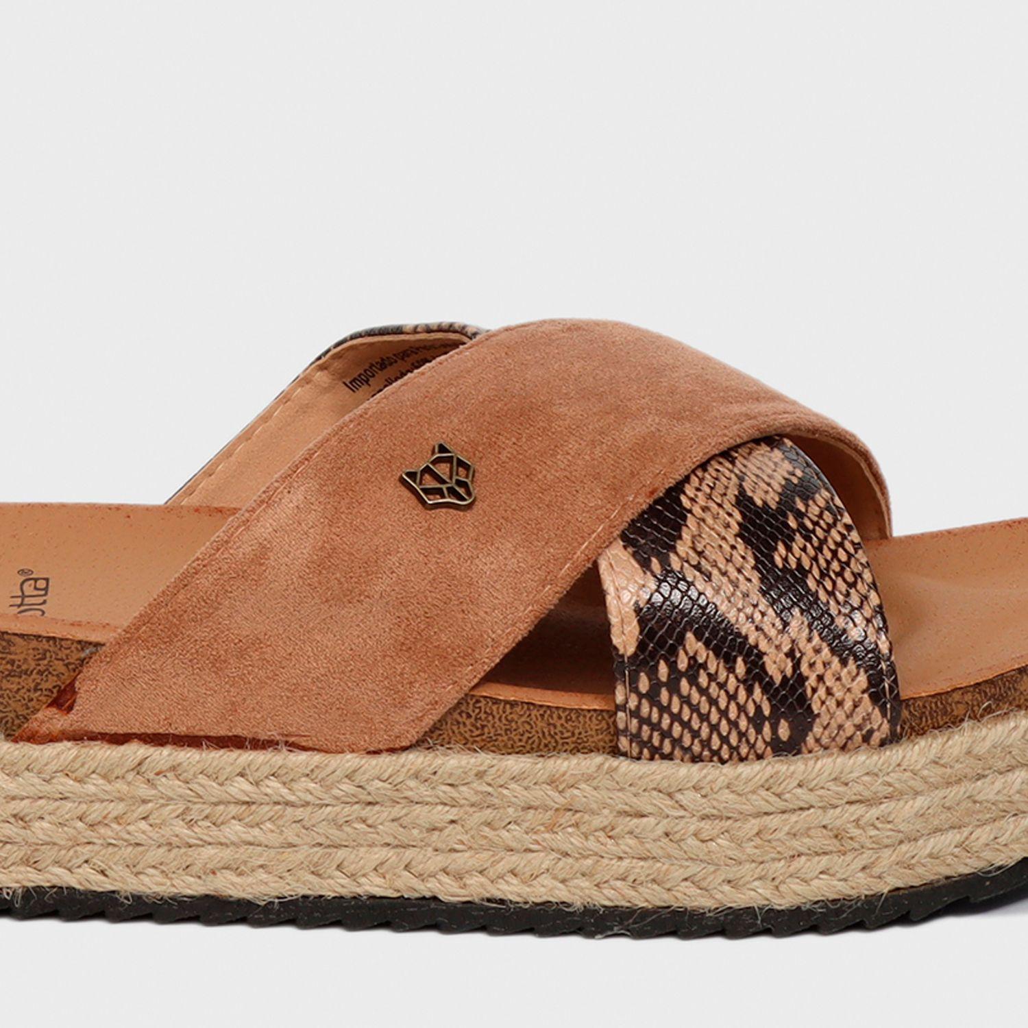 Sandalia Plataforma Animal Print Mujer 23193 Gotta-5