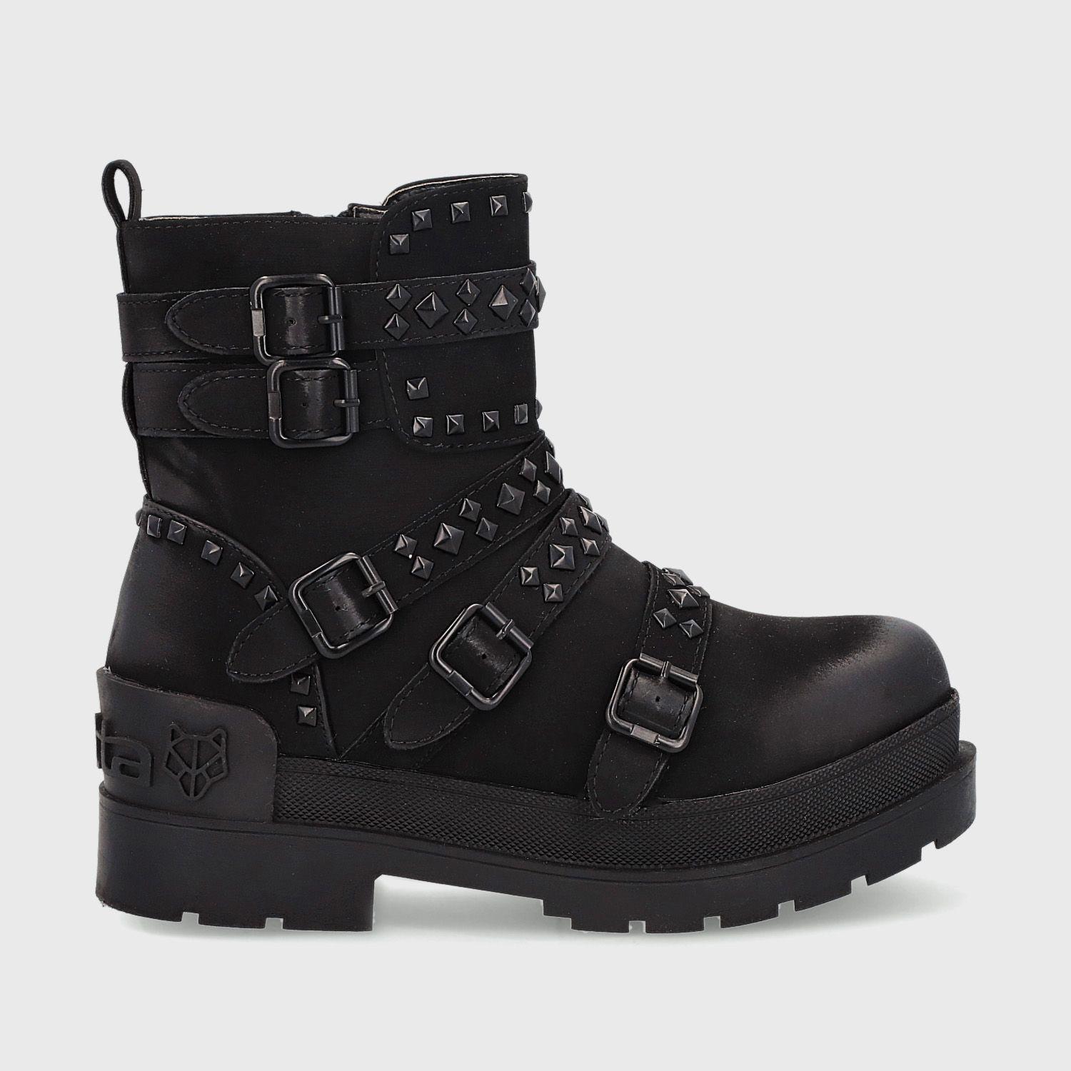 Botín Plataforma Negro Mujer 25682 Gotta-0