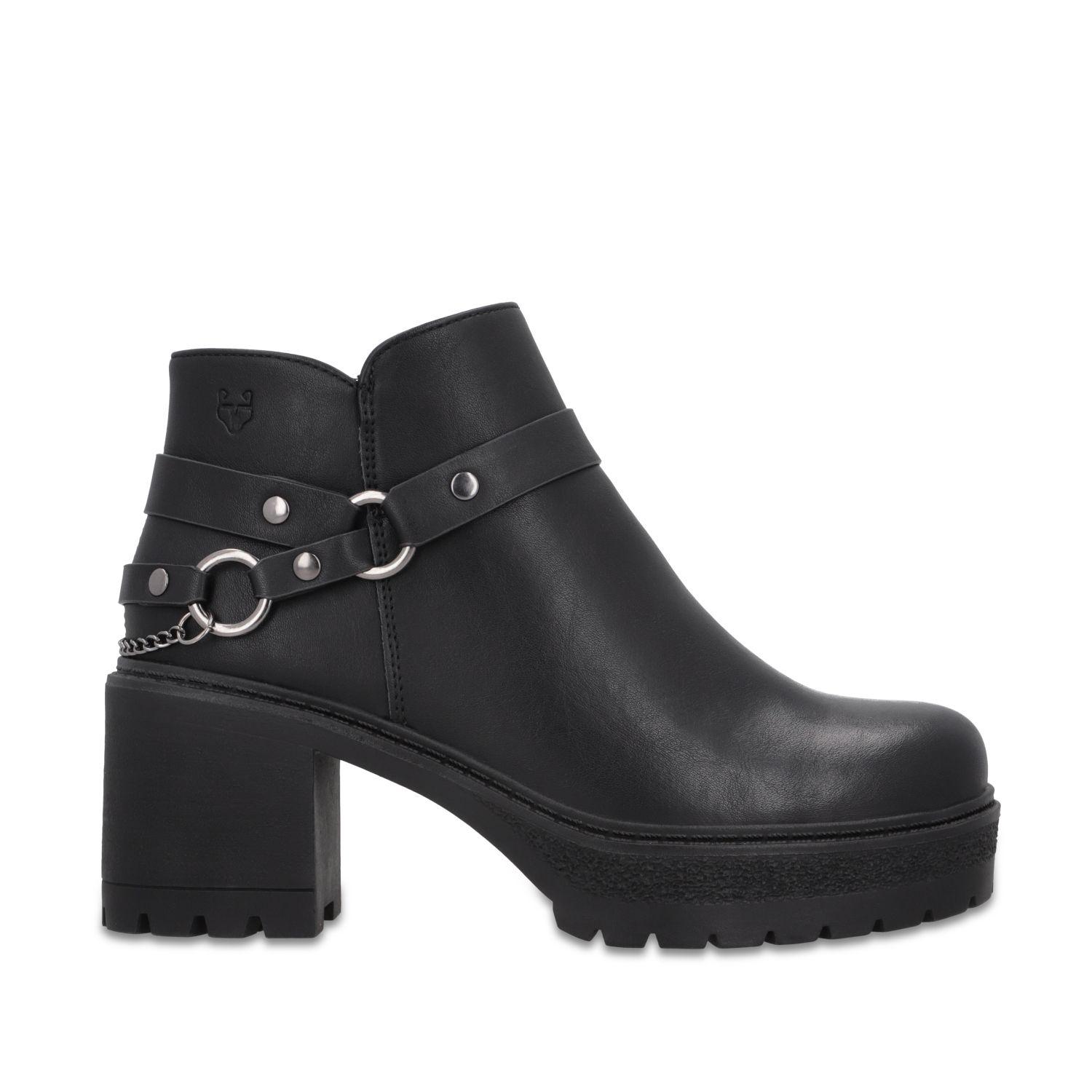 Botin Taco Negro Mujer 6587101 Gotta-0