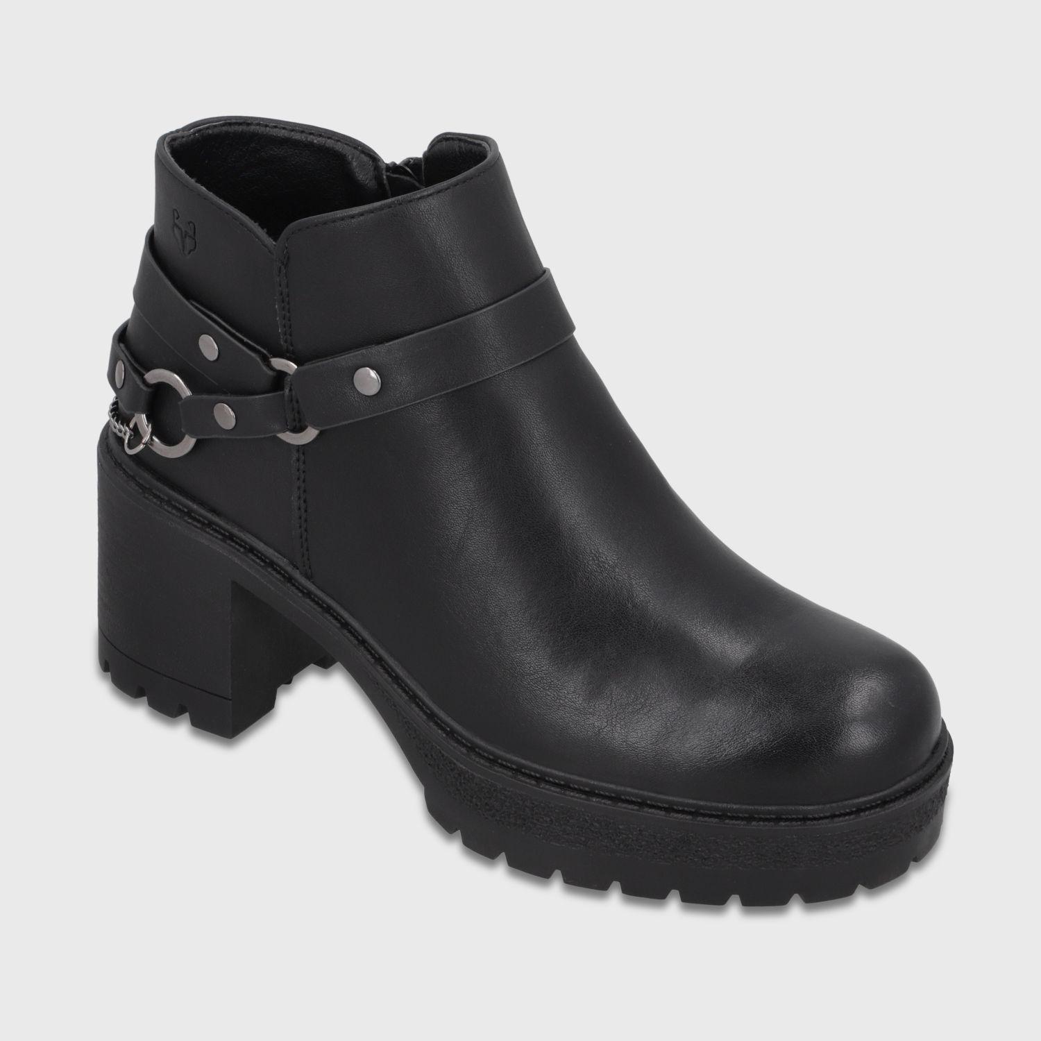 Botin Taco Negro Mujer 6587101 Gotta-1