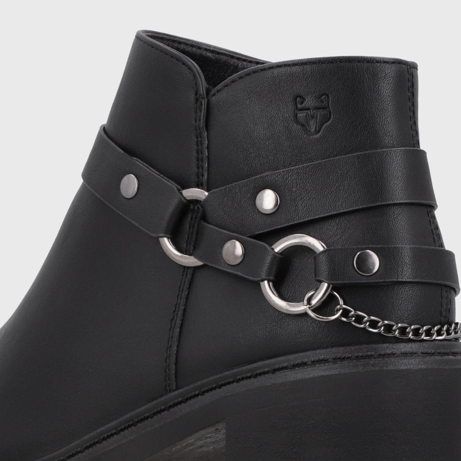 Botin Taco Negro Mujer 6587101 Gotta-5