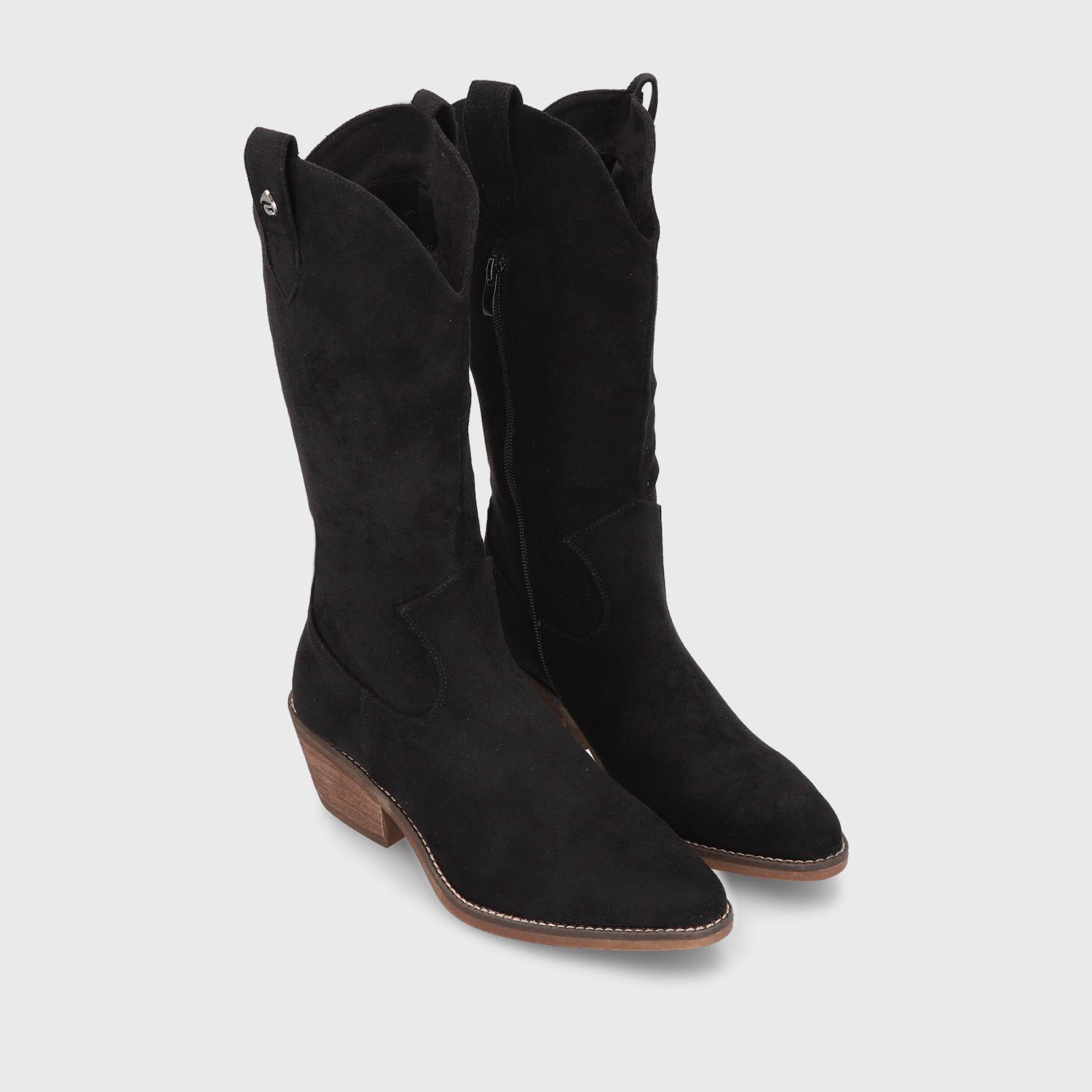 Bota Texana Negra Mujer 23715 Gotta-2