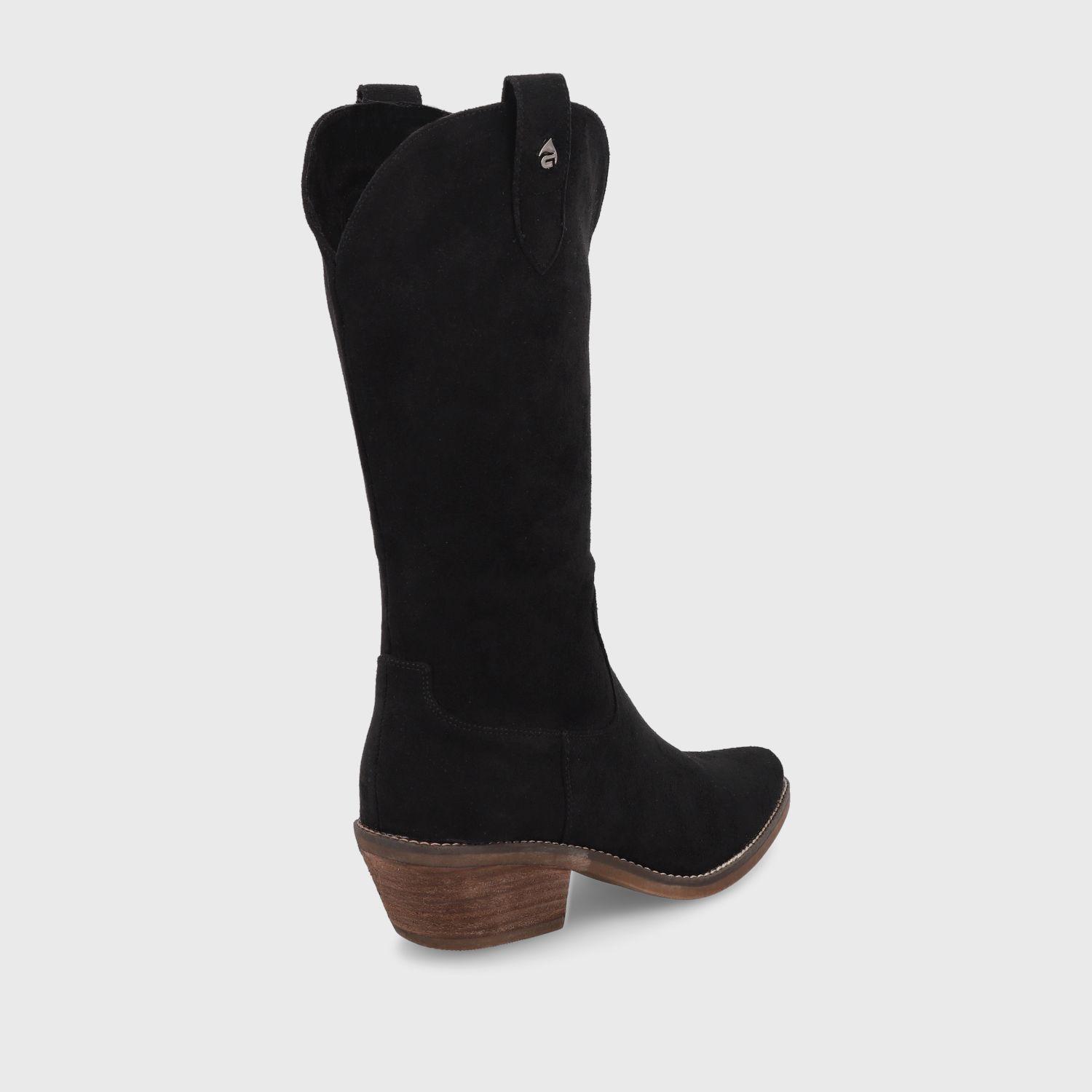 Bota Texana Negra Mujer 23715 Gotta-4