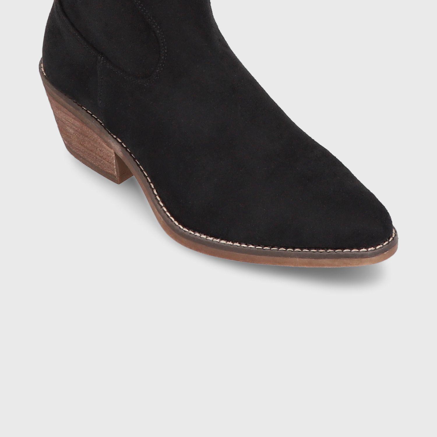 Bota Texana Negra Mujer 23715 Gotta-5