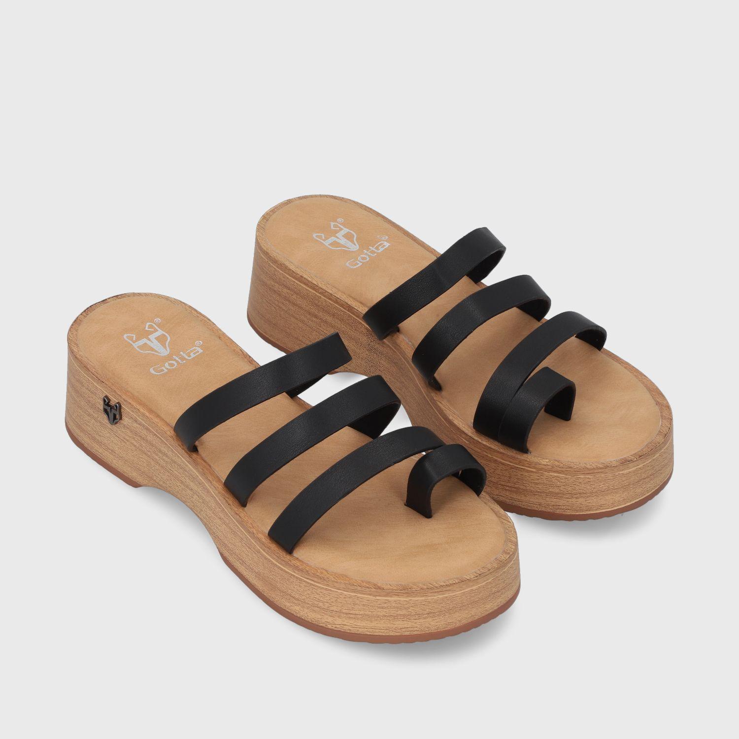 Sandalia Negra  Mujer 45891 Gotta-2